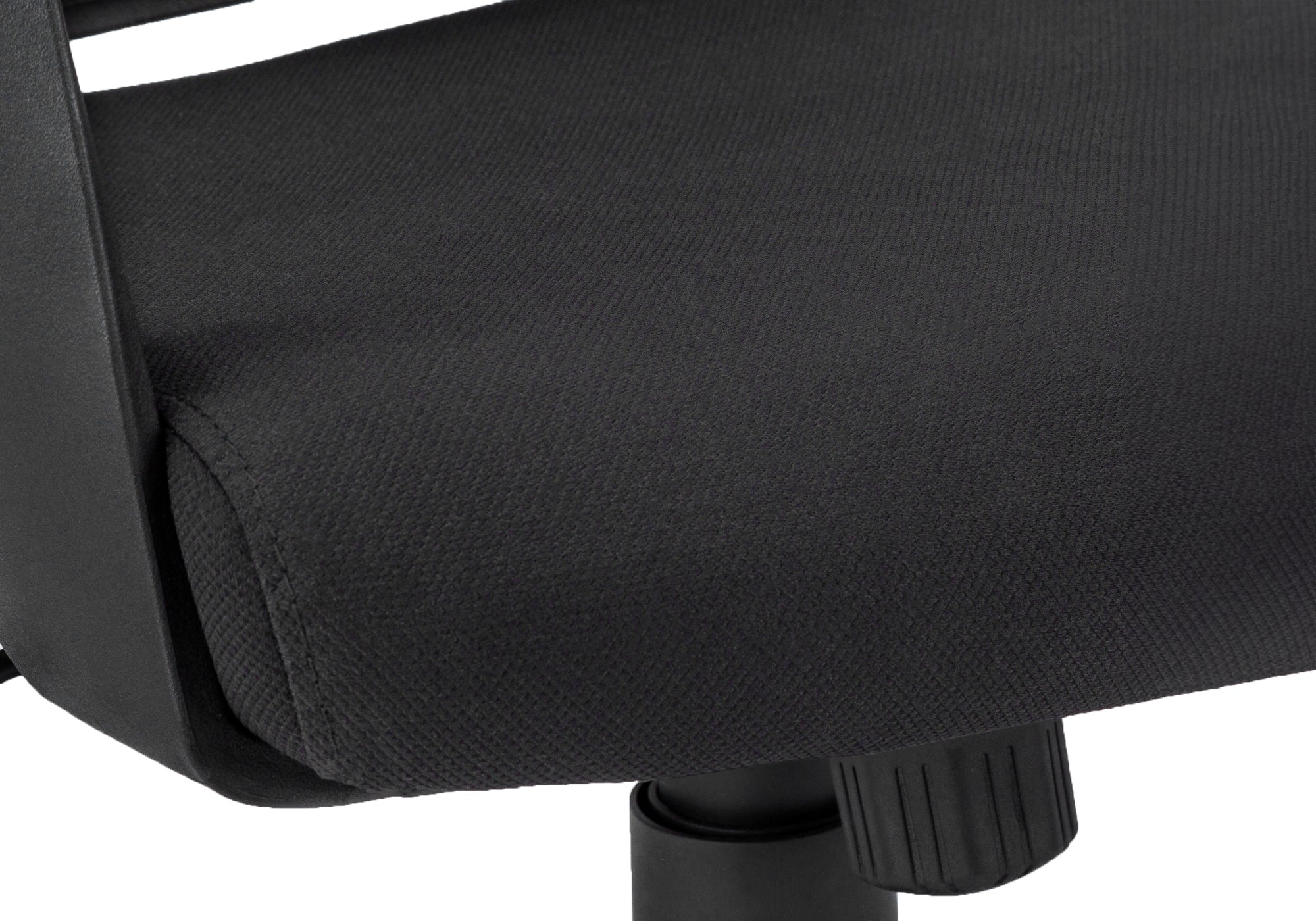 Office Chair - White / Grey Fabric / High Back Executive-Computer Desk-DECOROLALA