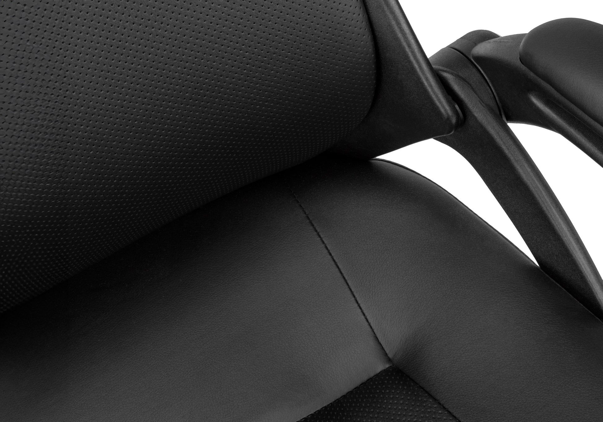 Office Chair - Black Mesh / Chrome High-Back Executive-Computer Desk-DECOROLALA