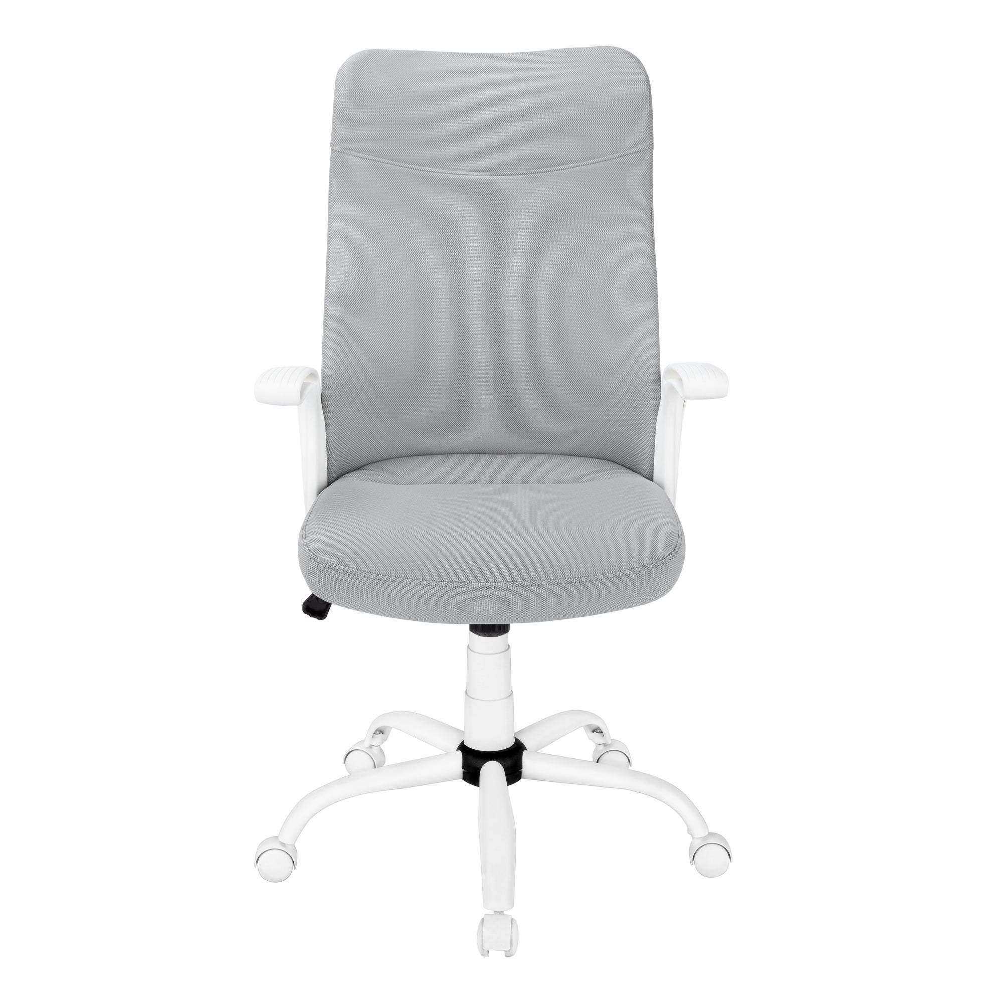 Office Chair - Black / Black Fabric / Multi Position-Office Chair-DECOROLALA