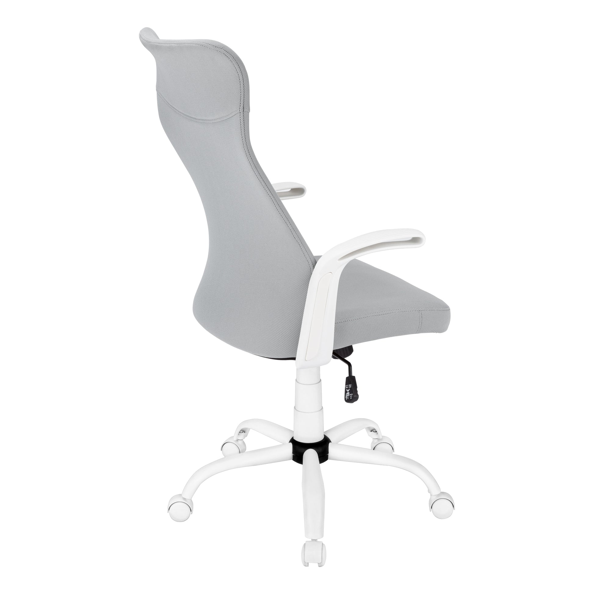 Office Chair - Black / Black Fabric / Multi Position-Office Chair-DECOROLALA