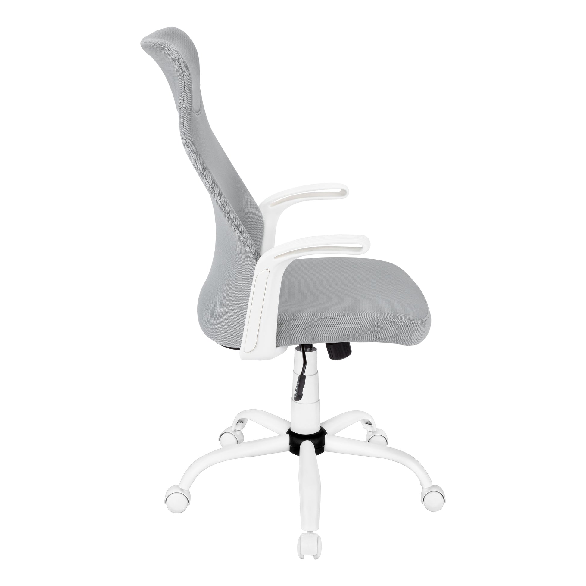 Office Chair - Black / Black Fabric / Multi Position-Office Chair-DECOROLALA