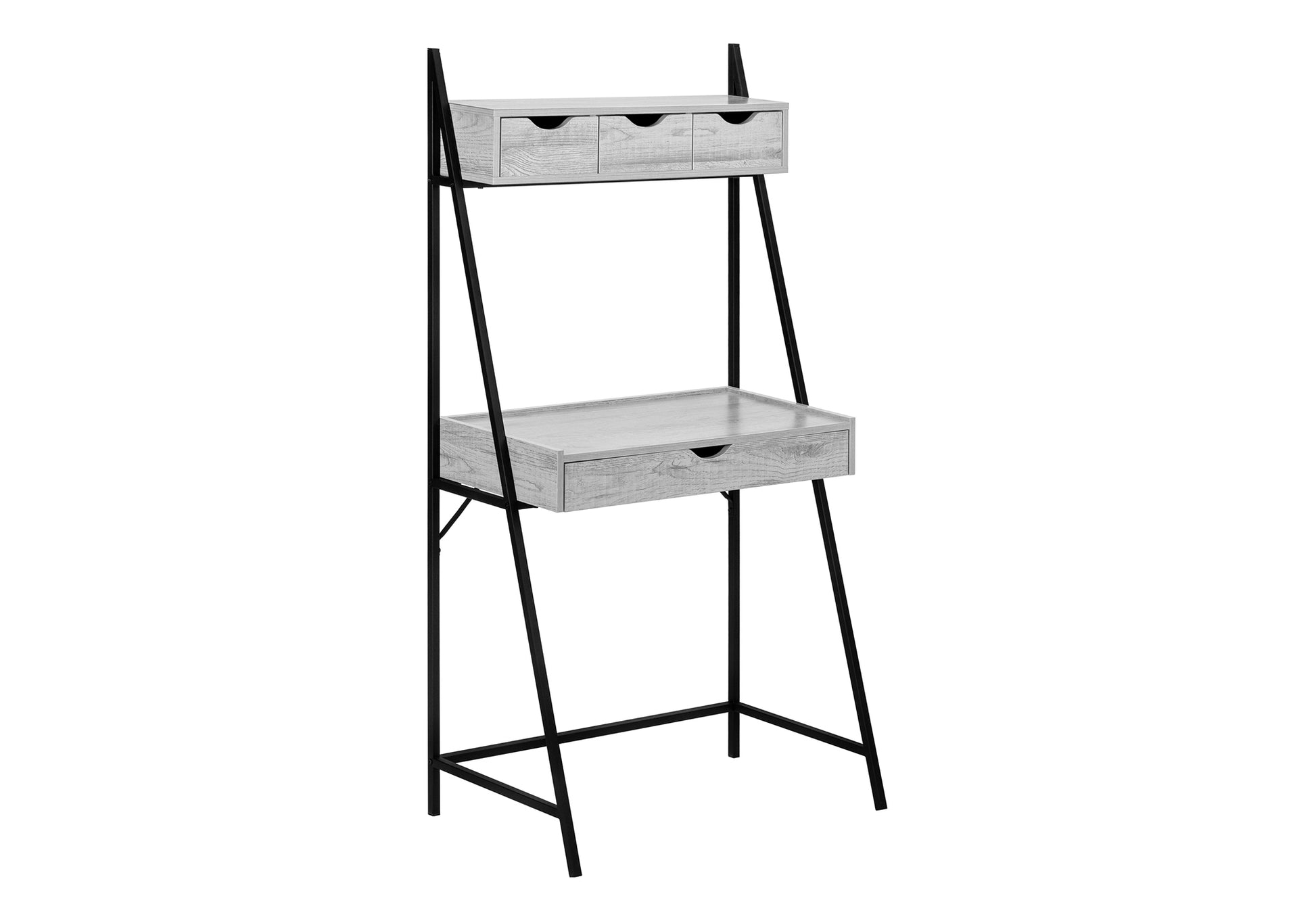Computer Desk - 32"L / Black / Black Metal-Office Chair-DECOROLALA