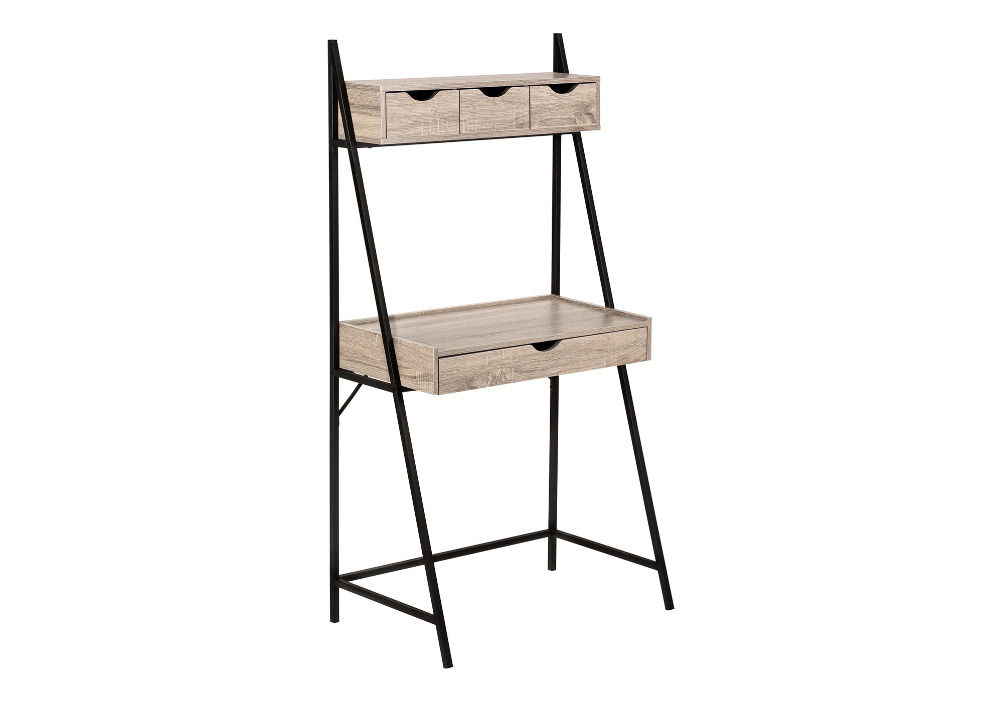 Computer Desk - 32"L / Black / Black Metal-Office Chair-DECOROLALA