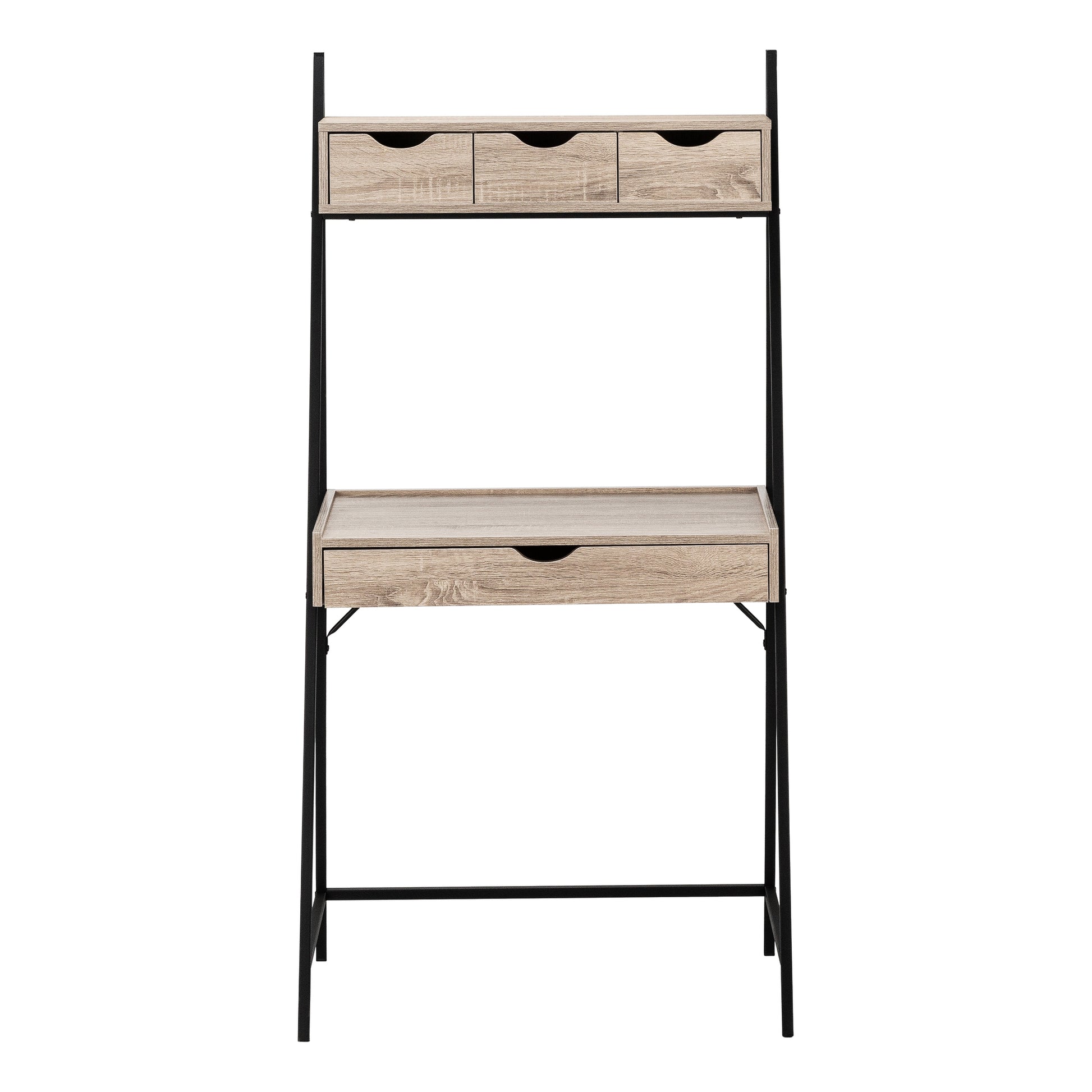 Computer Desk - 32"L / Black / Black Metal-Office Chair-DECOROLALA