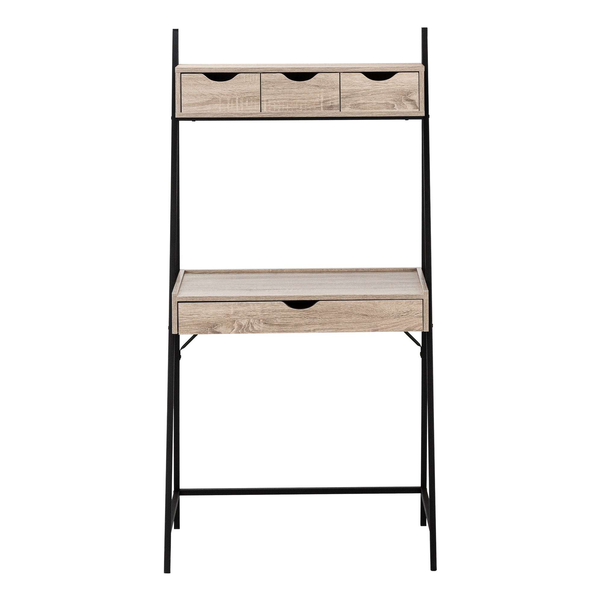Computer Desk - 32"L / Black / Black Metal-Office Chair-DECOROLALA