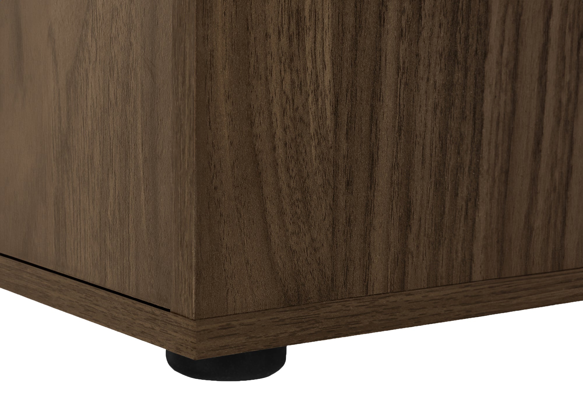 Computer Desk - 46"L / Industrial Grey / Storage Cabinet-Bookshelf-DECOROLALA