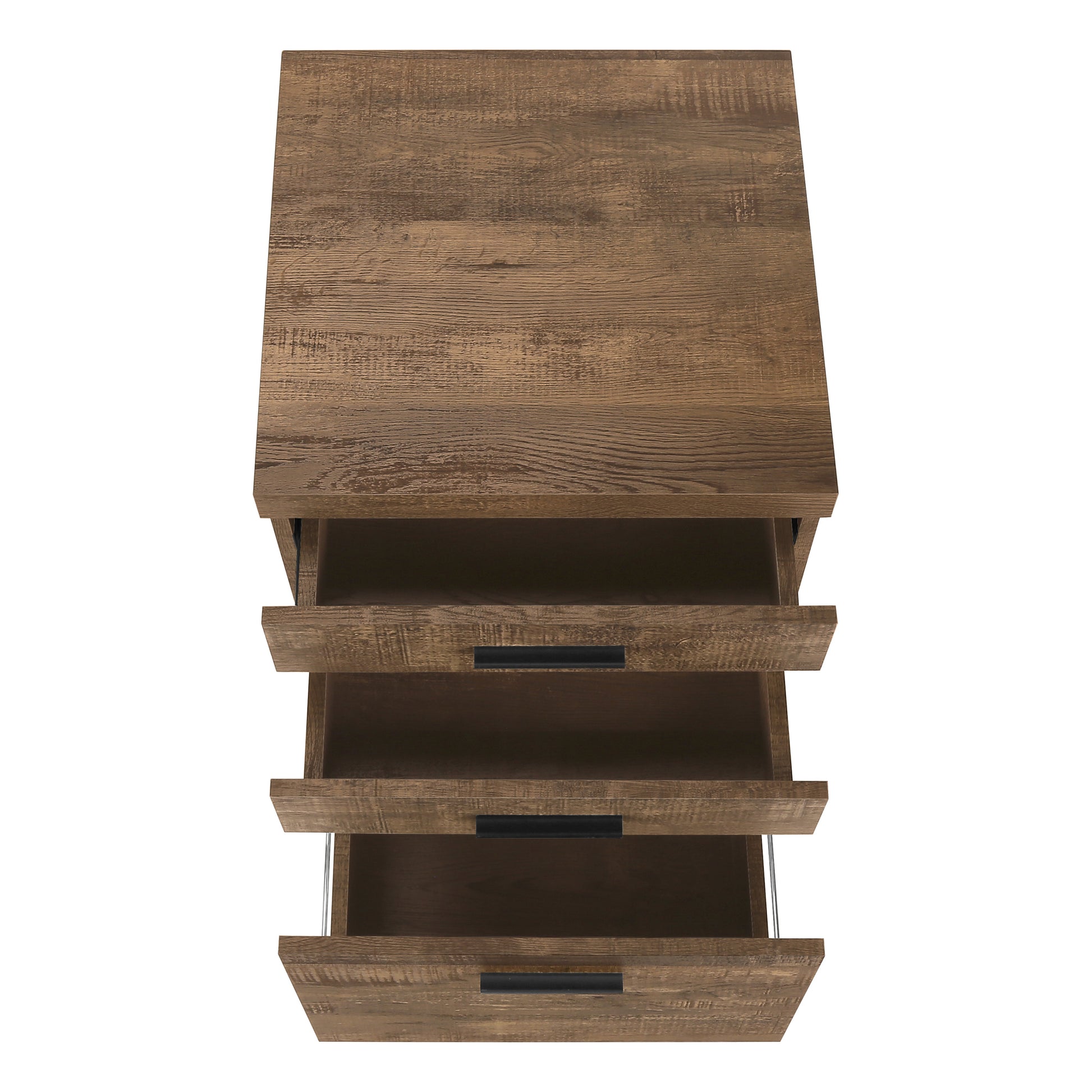 Filing Cabinet - 3 Drawer / White On Castors-Computer Desk-DECOROLALA