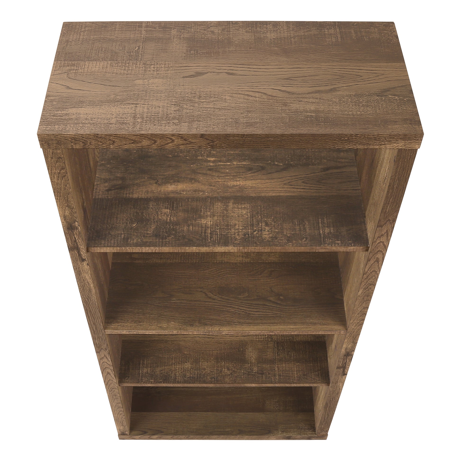 Bookcase - 48"H / White With Adjustable Shelves-Bookshelf-DECOROLALA