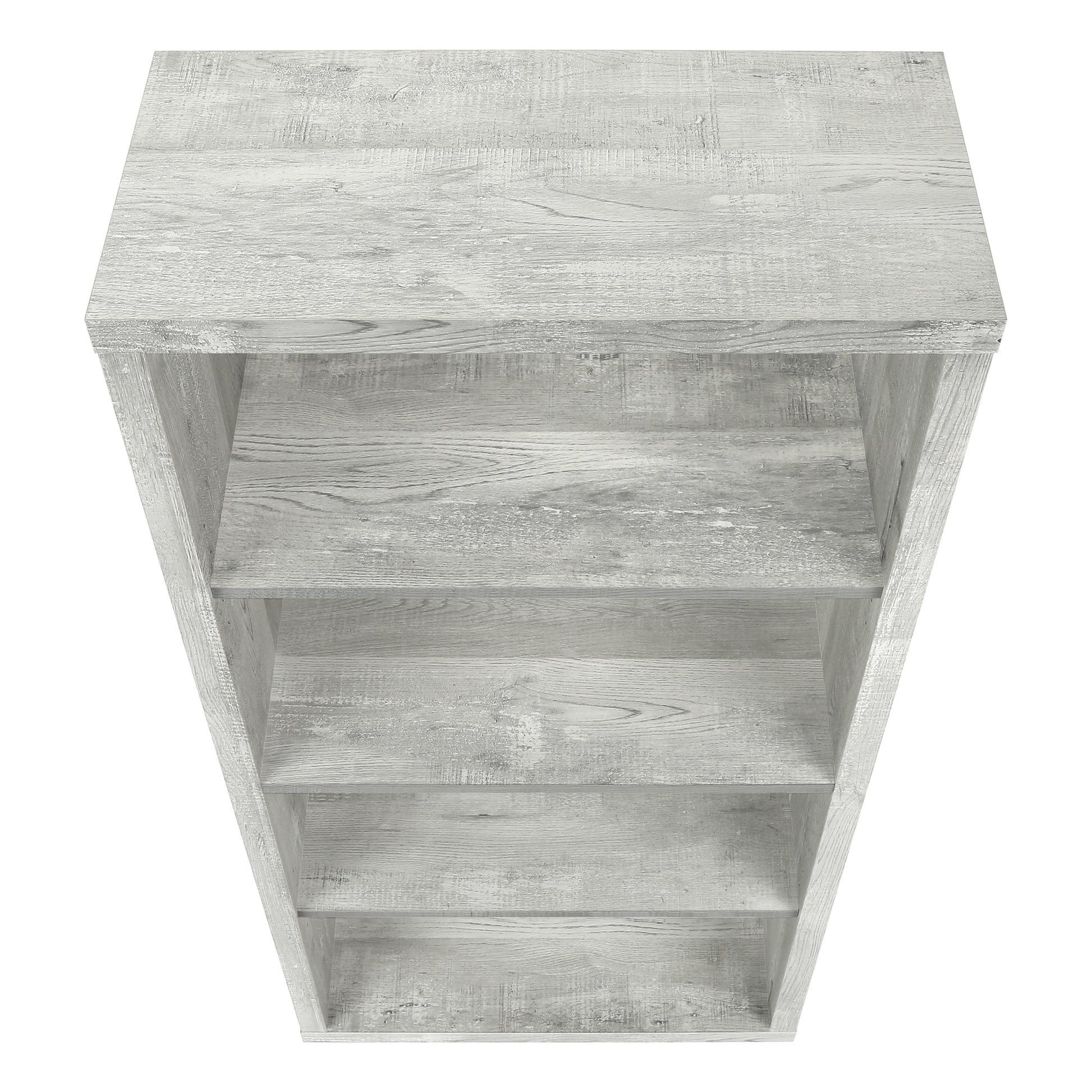 Bookcase - 48"H / White With Adjustable Shelves-Bookshelf-DECOROLALA