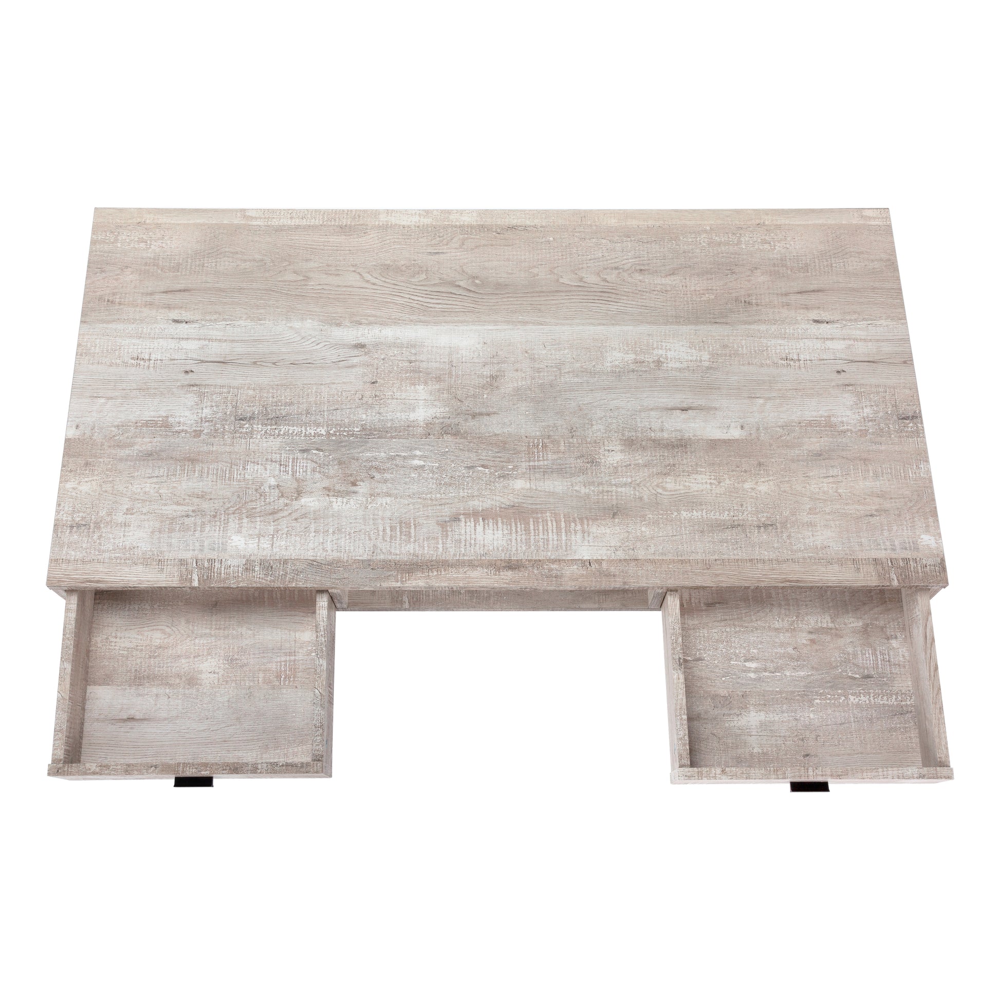 Computer Desk - 48"L / Espresso / Gold Metal-Computer Desk-DECOROLALA