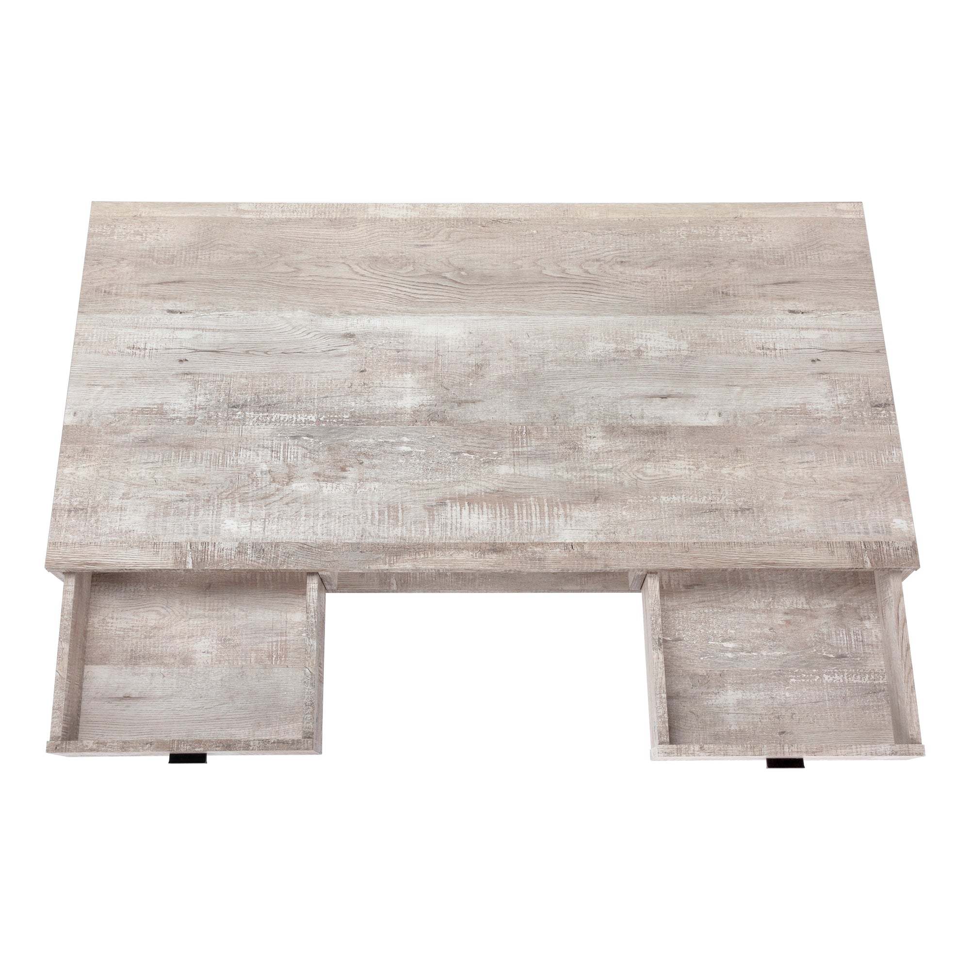 Computer Desk - 48"L / Espresso / Gold Metal-Computer Desk-DECOROLALA