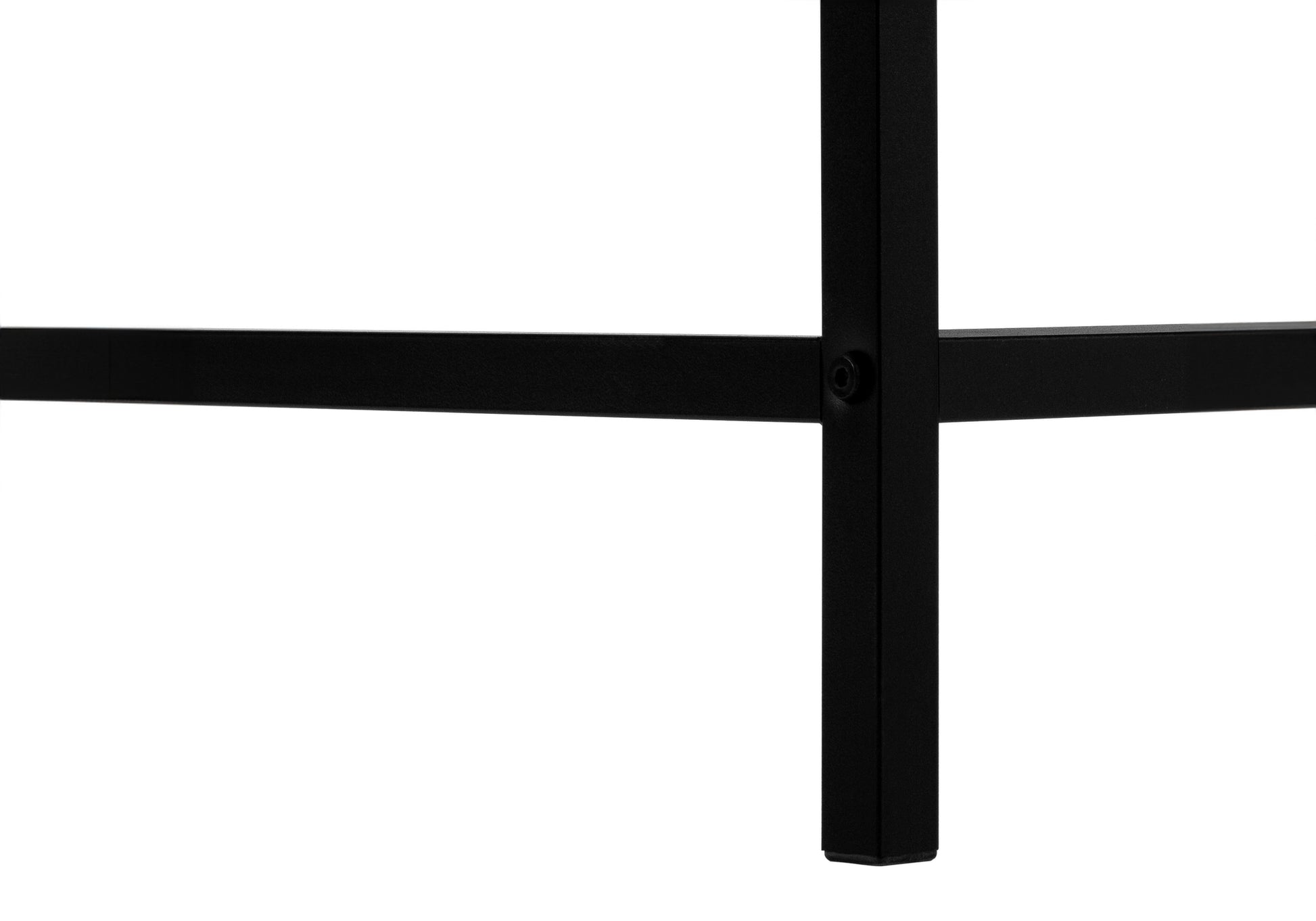 Computer Desk - 55"L / Brown Reclaimed Wood / Black Metal-Computer Desk-DECOROLALA