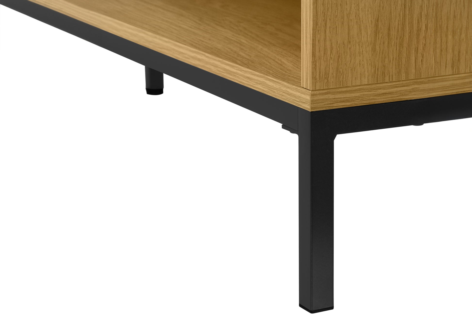 Computer Desk - 60"L / Rustic Brown L-Shaped Corner-Computer Desk-DECOROLALA