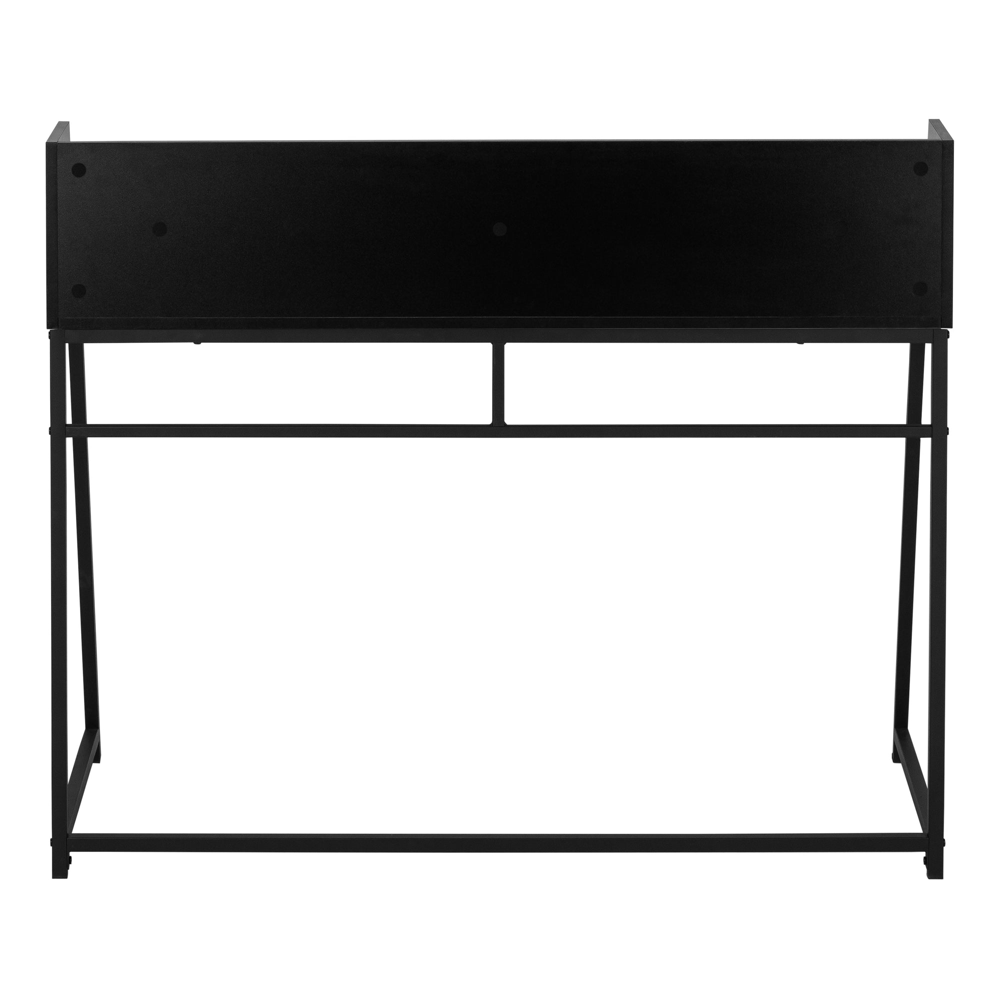 Computer Desk - 48"L / Natural / White Metal-Computer Desk-DECOROLALA