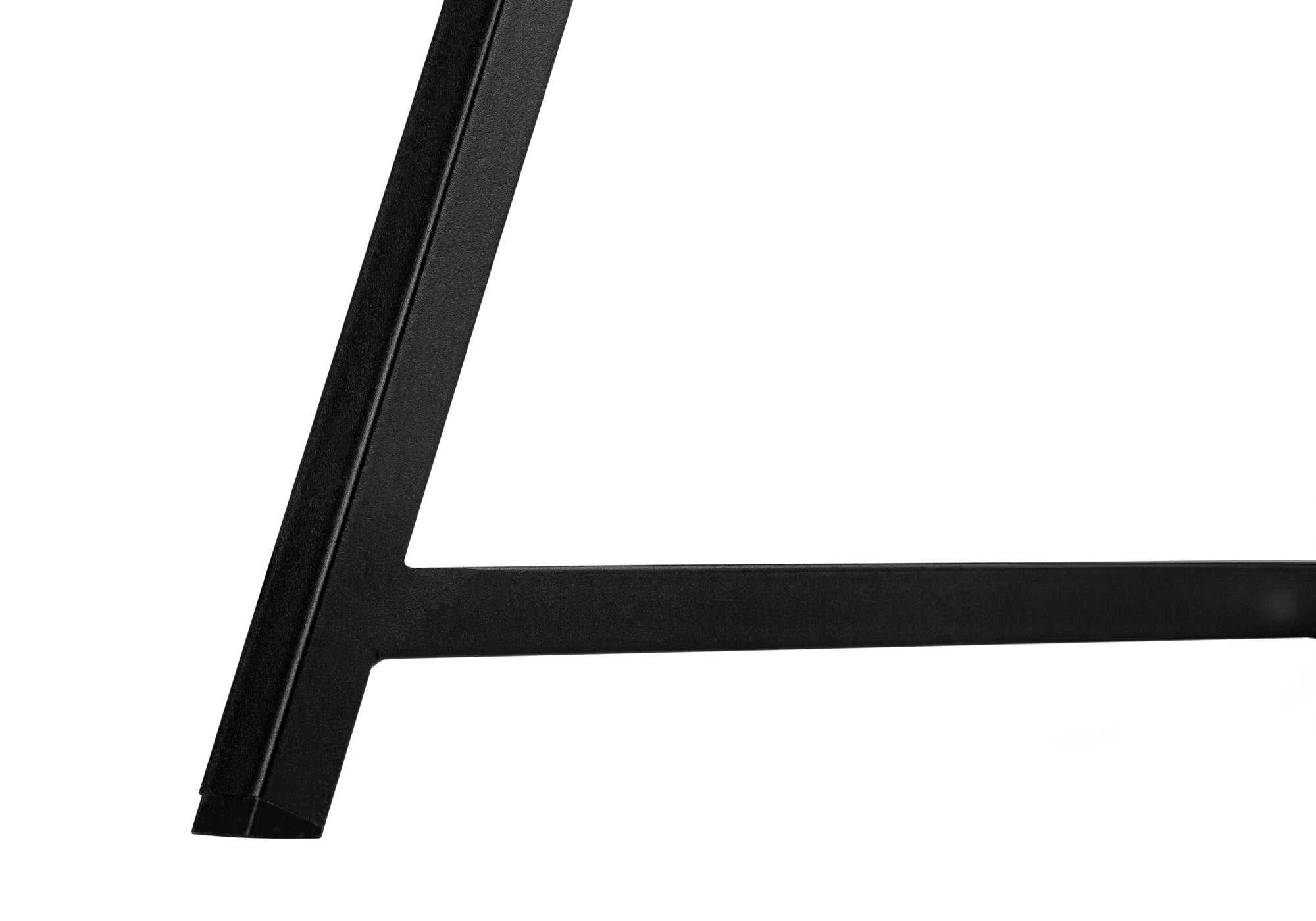 Computer Desk - 48"L / Natural / White Metal-Computer Desk-DECOROLALA