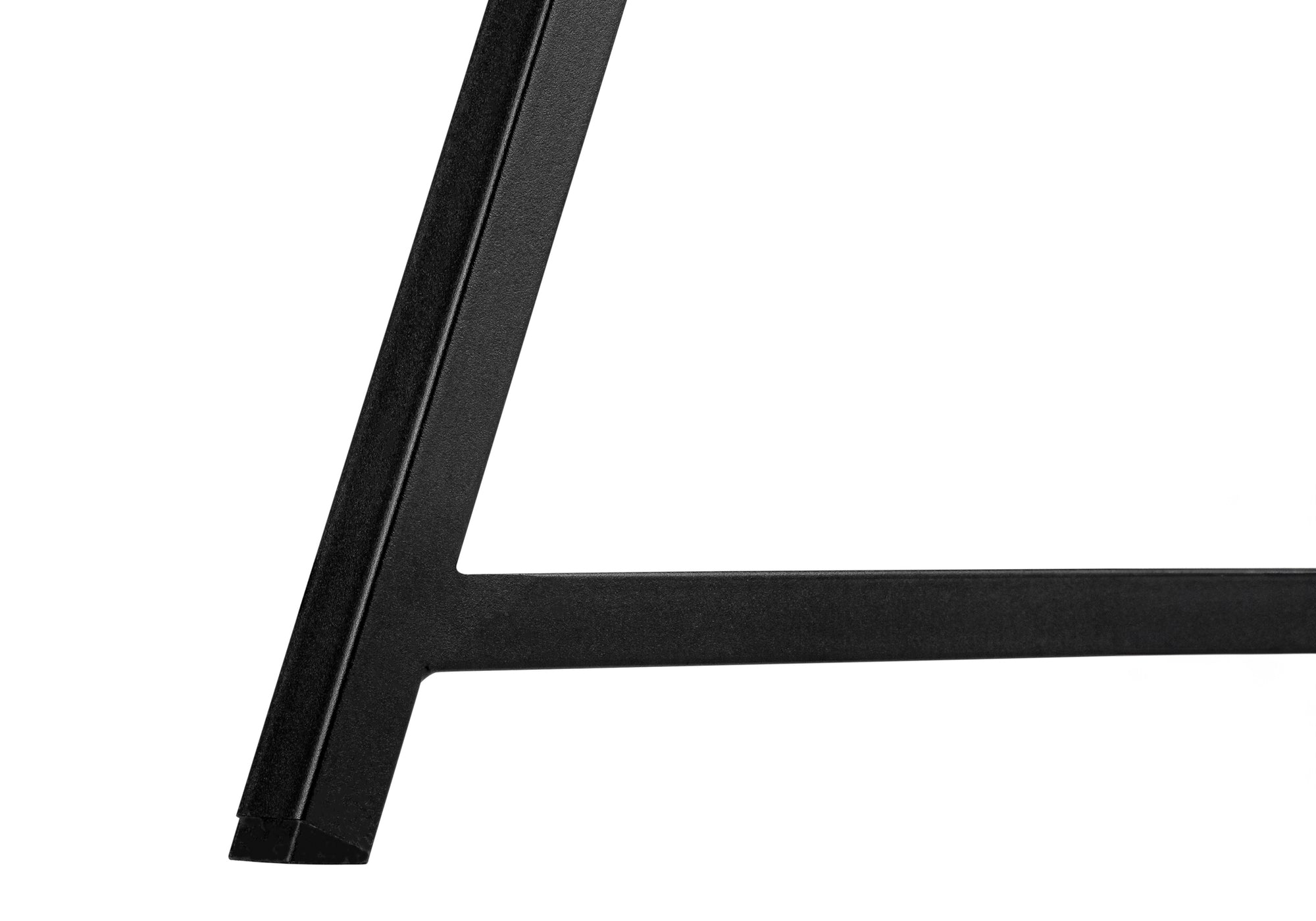 Computer Desk - 48"L / Natural / White Metal-Computer Desk-DECOROLALA