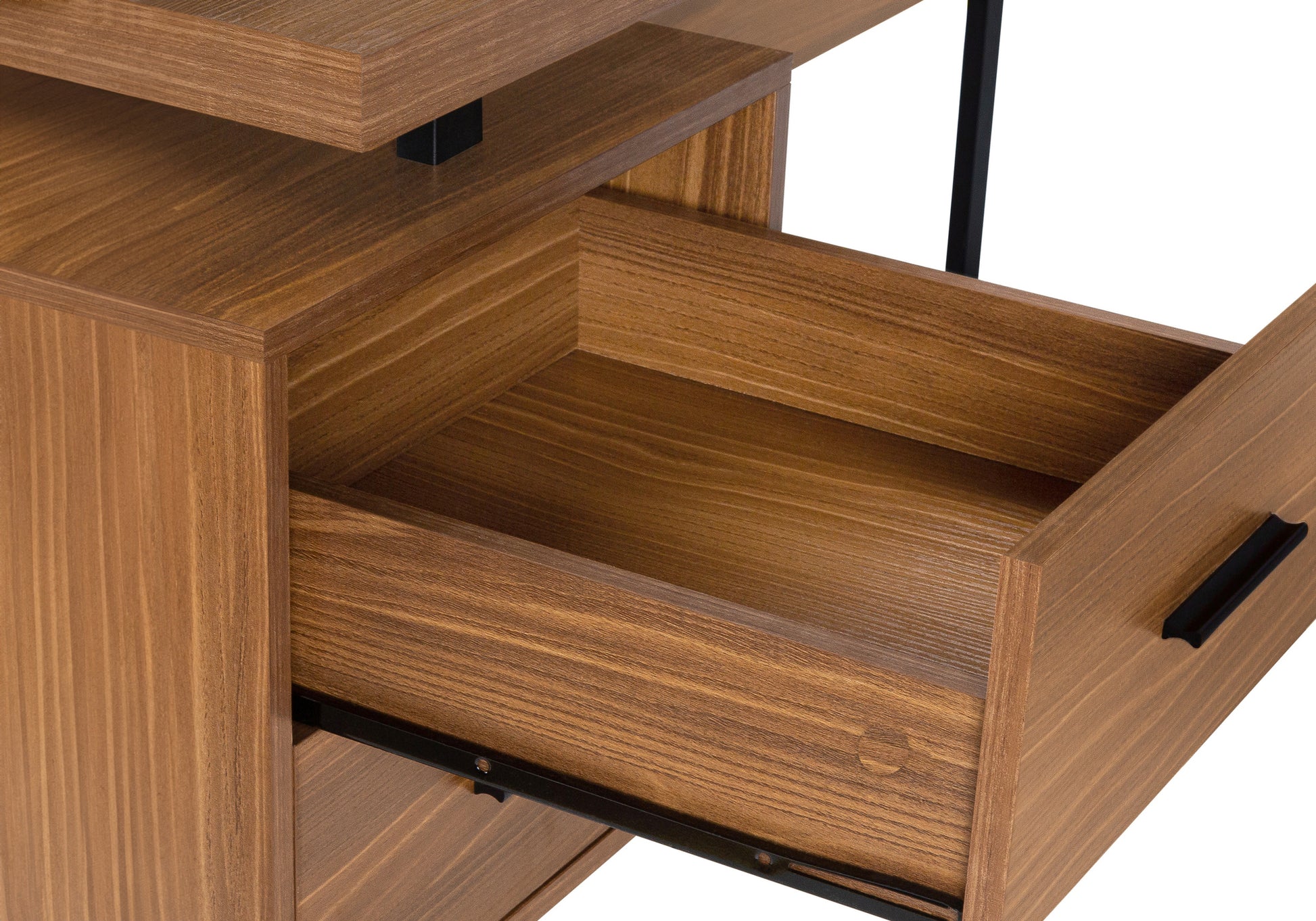 Computer Desk - 70"L / Dark Taupe Left Or Right Facing-Computer Desk-DECOROLALA