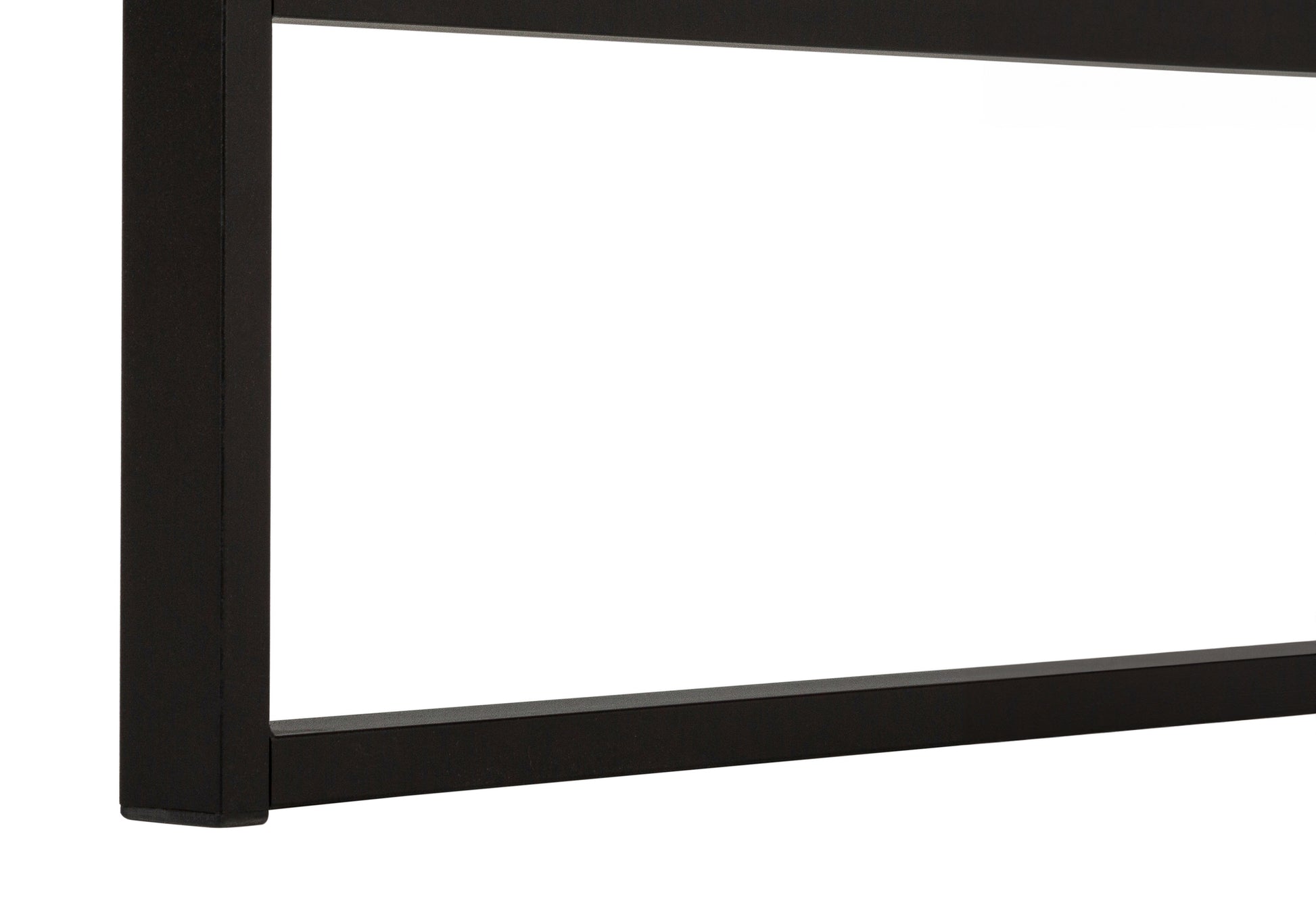 Computer Desk - 48"L / Dark Taupe / Black Metal-Computer Desk-DECOROLALA