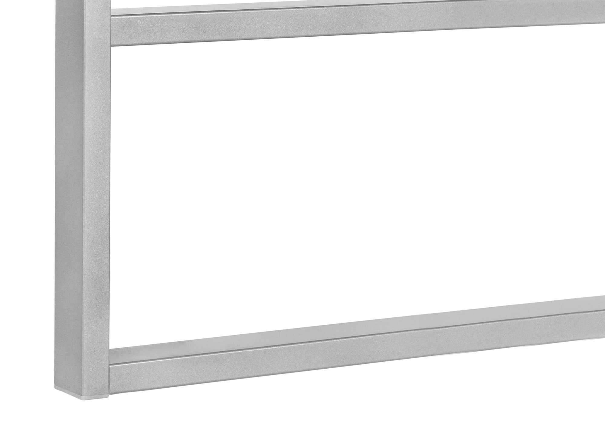 Computer Desk - 48"L / Dark Taupe / Black Metal-Computer Desk-DECOROLALA
