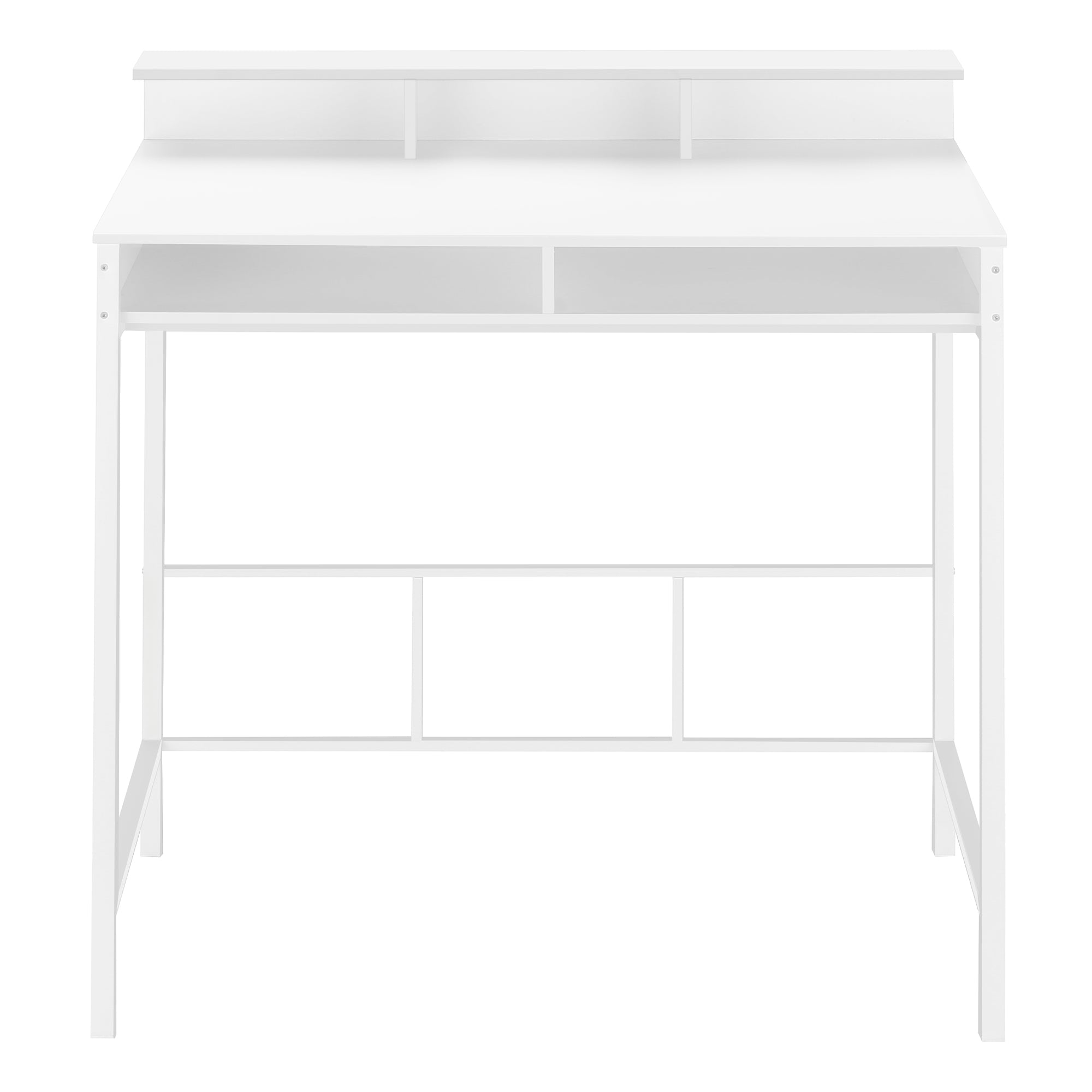 Computer Desk - 48"L / Black / Black Standing Height-Computer Desk-DECOROLALA