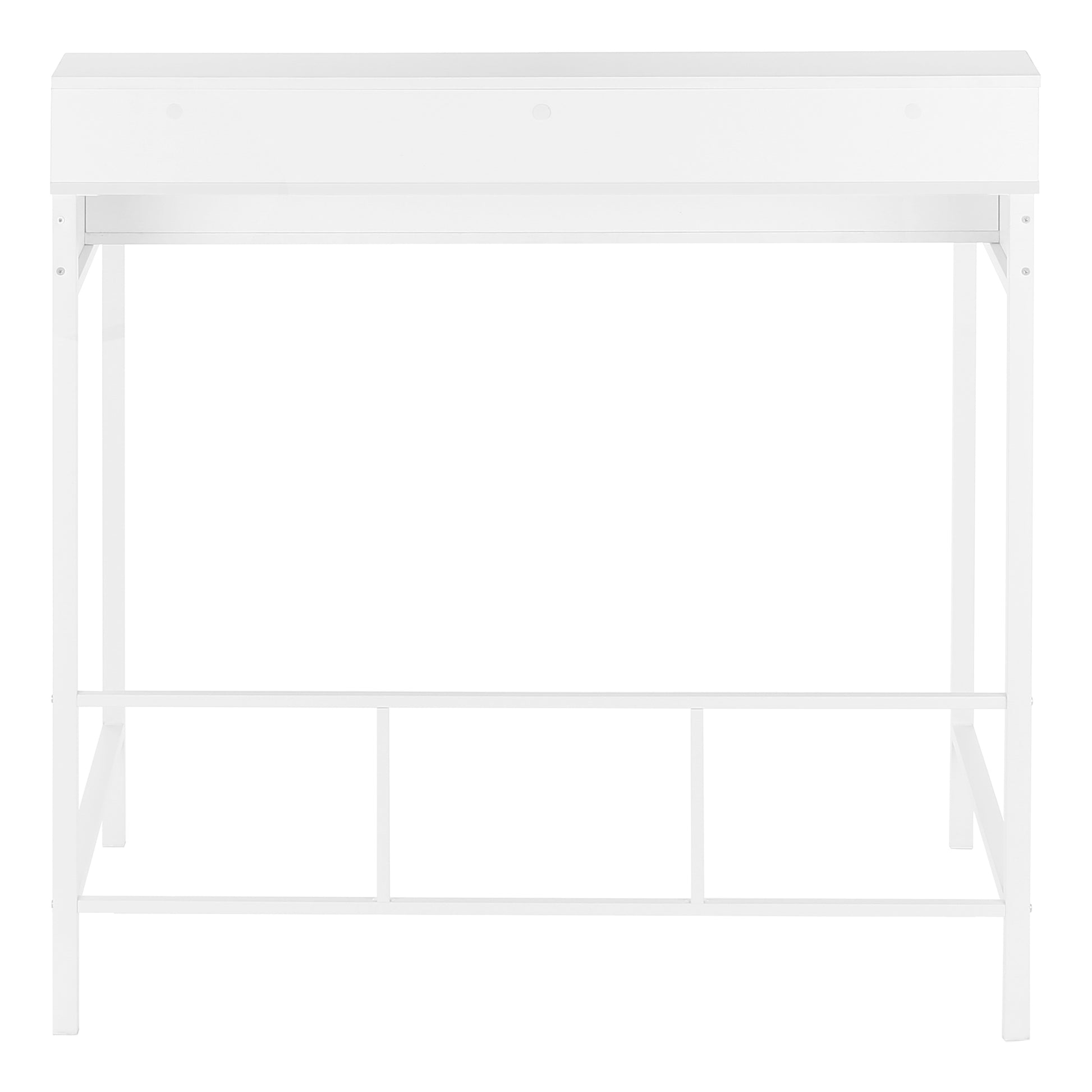 Computer Desk - 48"L / Black / Black Standing Height-Computer Desk-DECOROLALA