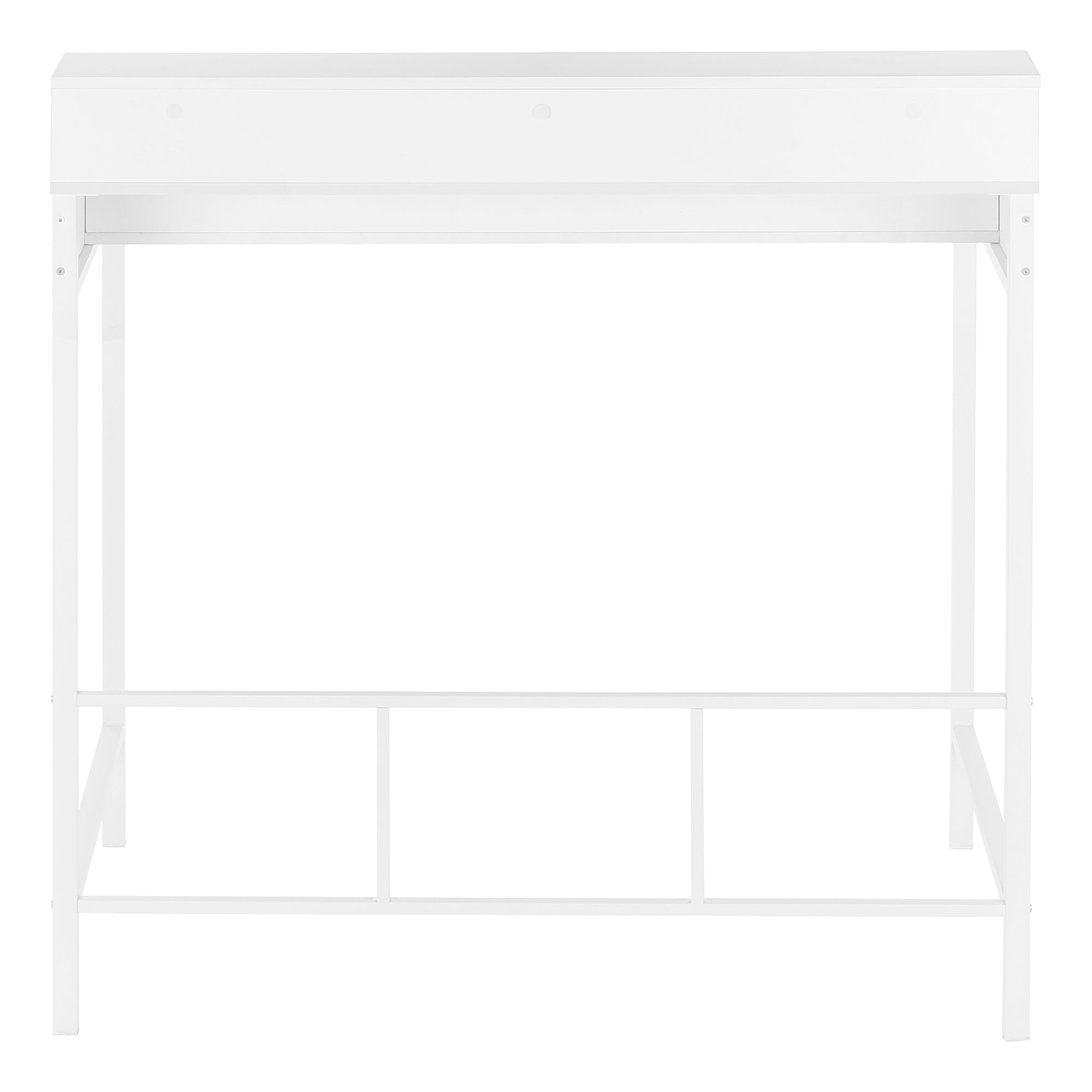 Computer Desk - 48"L / Black / Black Standing Height-Computer Desk-DECOROLALA