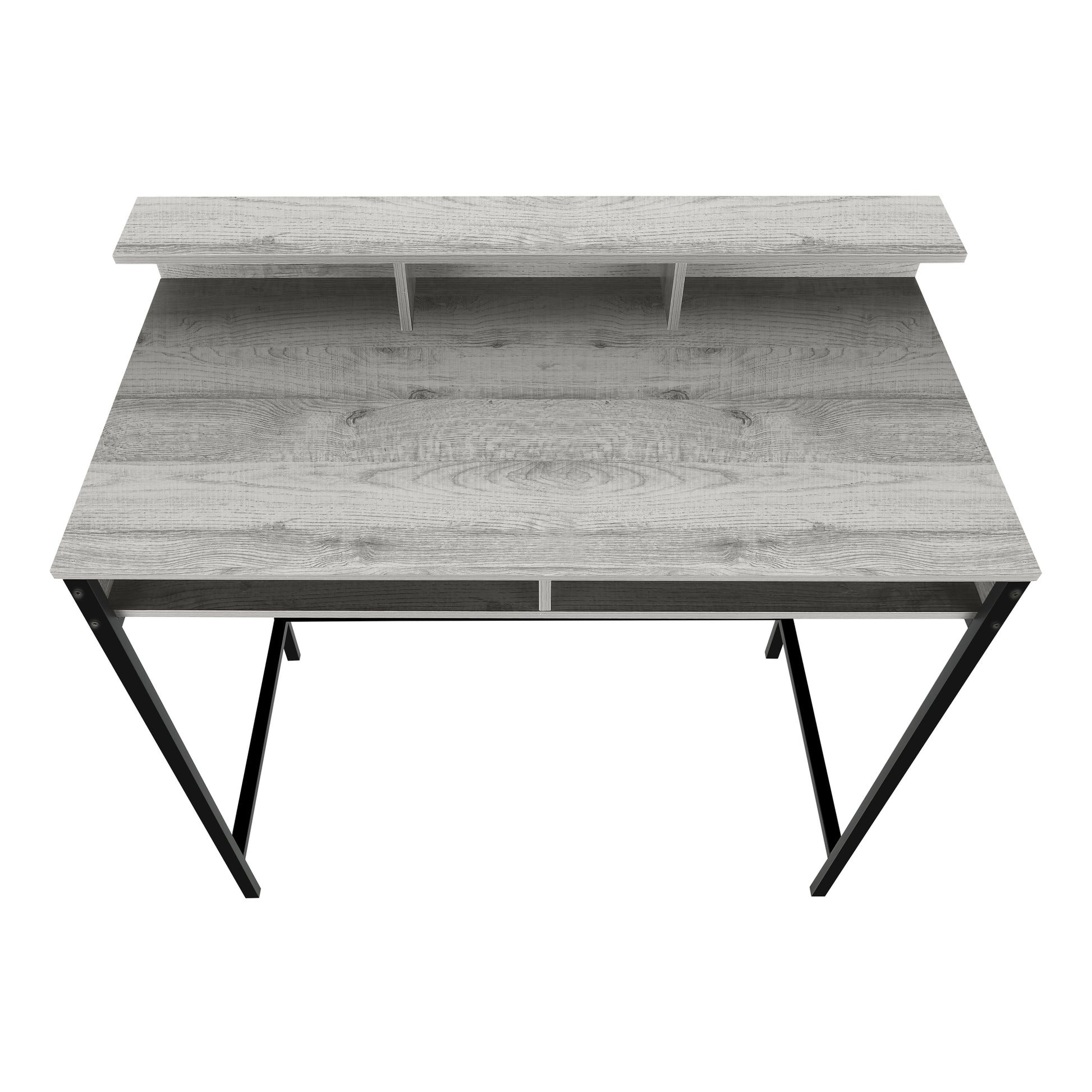 Computer Desk - 48"L / Black / Black Standing Height-Computer Desk-DECOROLALA