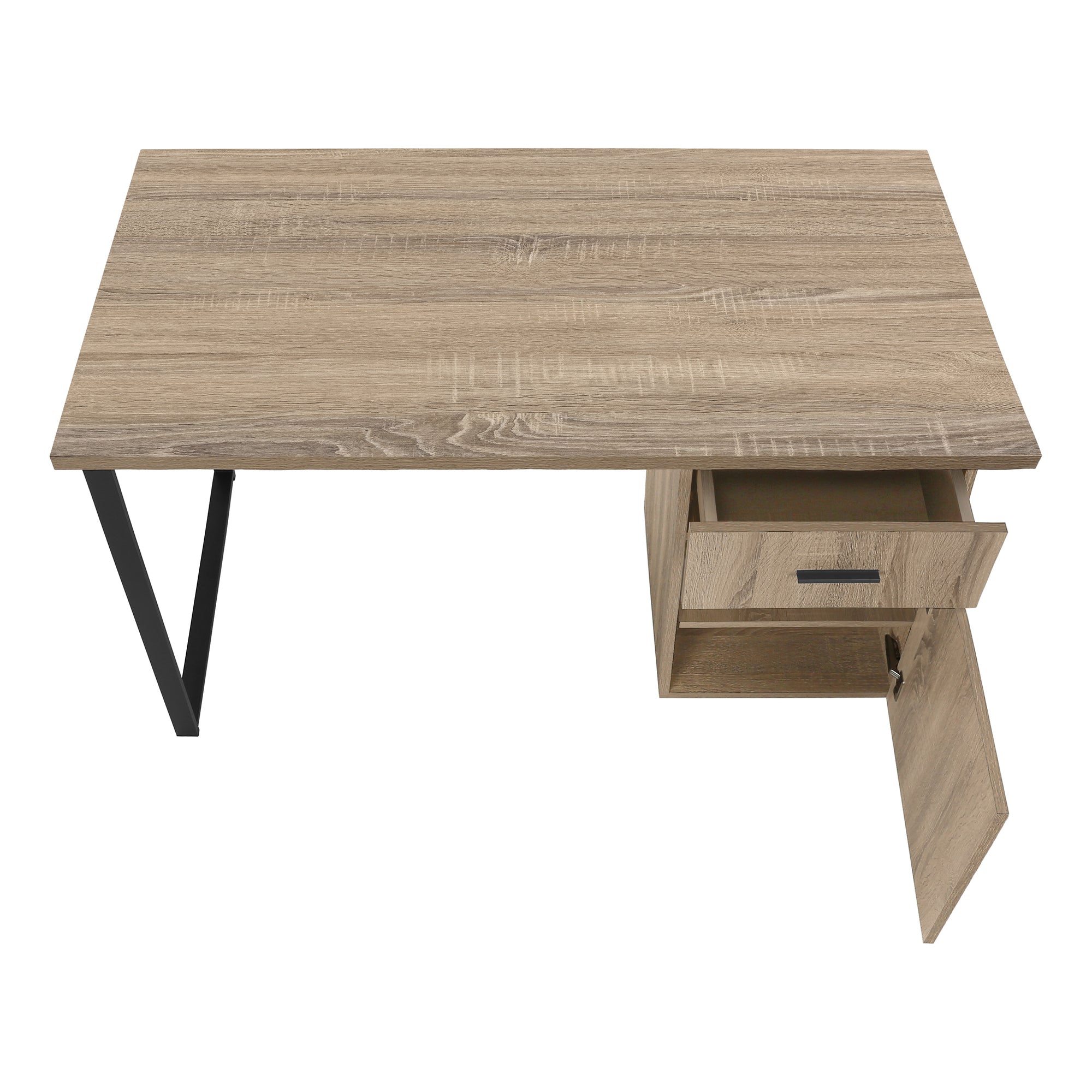 Computer Desk - 48"L / White Left Or Right Facing-Computer Desk-DECOROLALA