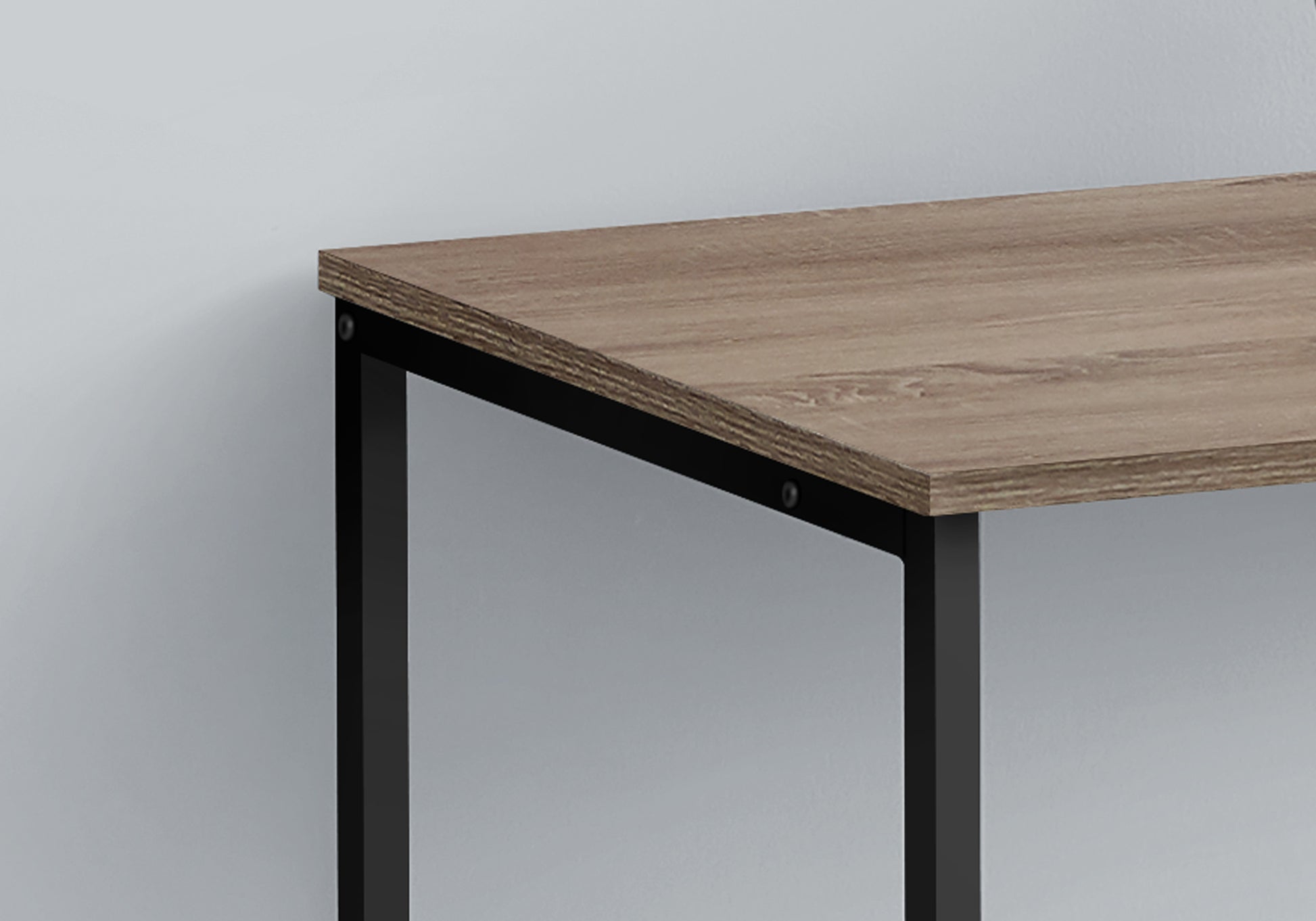 Computer Desk - 40"L / White / White Metal-Computer Desk-DECOROLALA