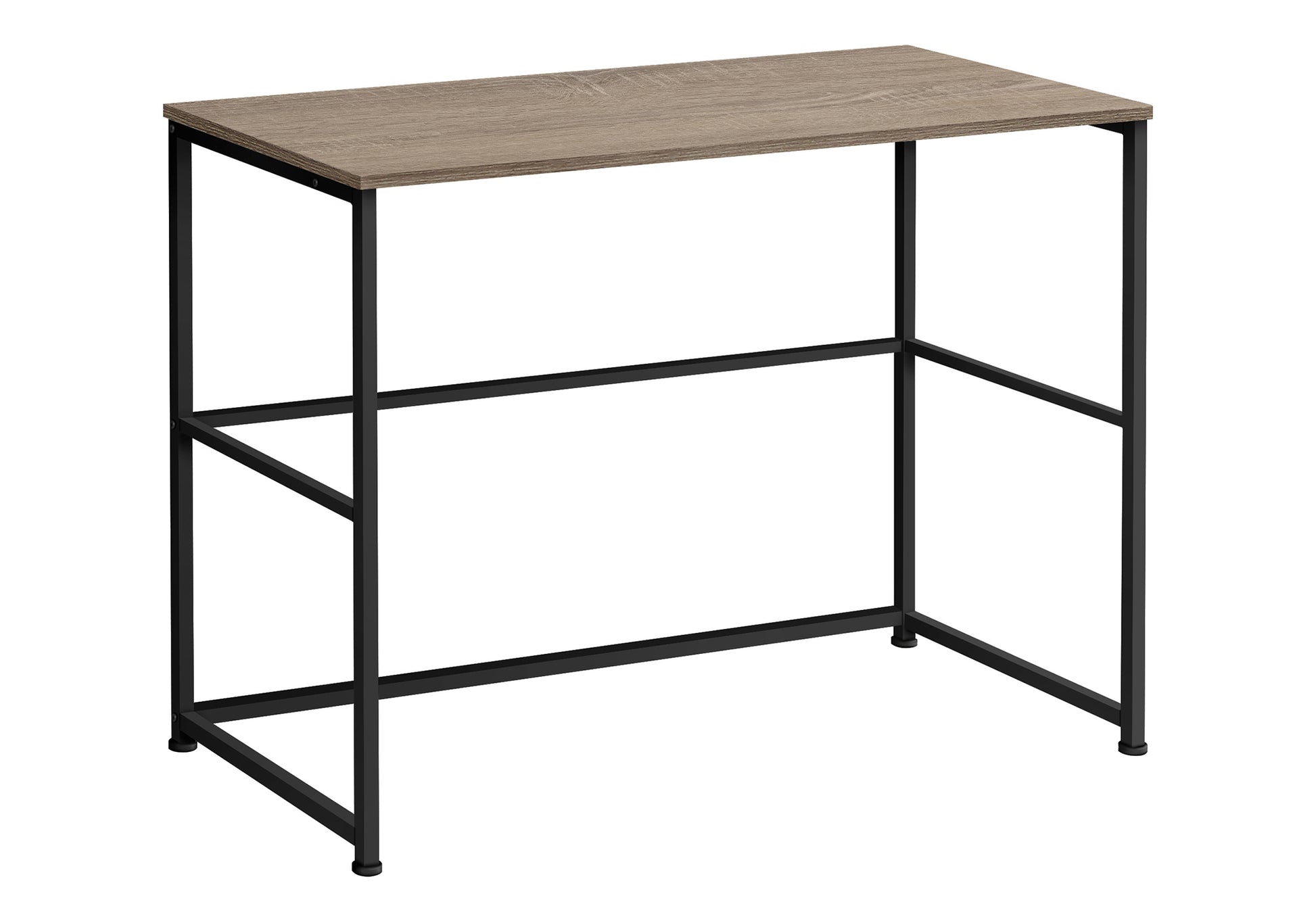 Computer Desk - 40"L / White / White Metal-Computer Desk-DECOROLALA