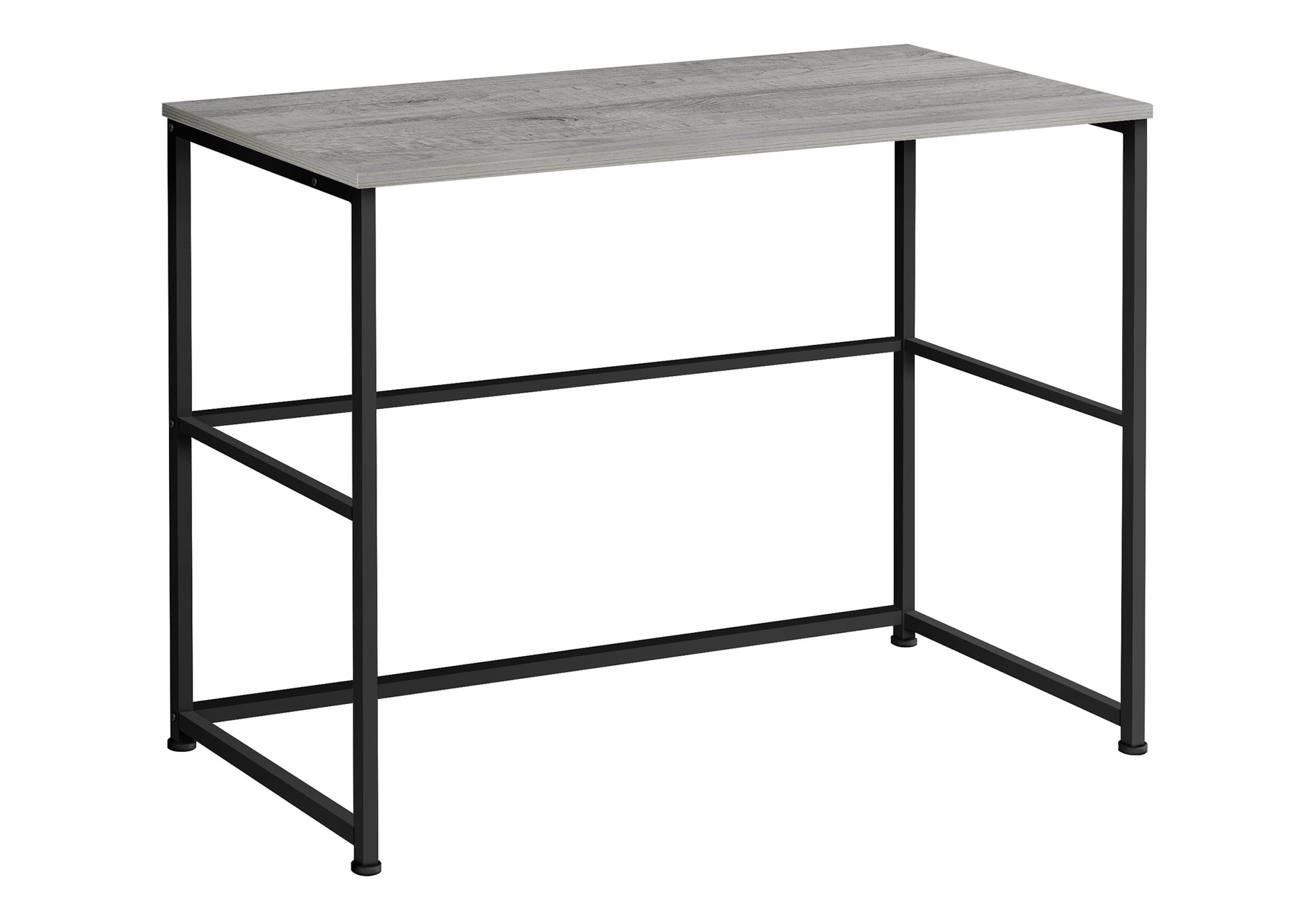 Computer Desk - 40"L / White / White Metal-Computer Desk-DECOROLALA