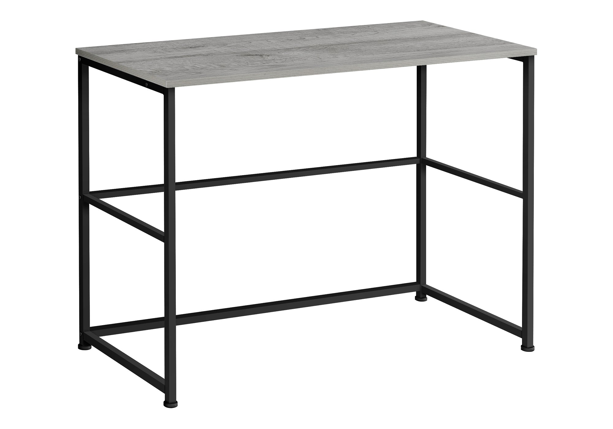 Computer Desk - 40"L / White / White Metal-Computer Desk-DECOROLALA