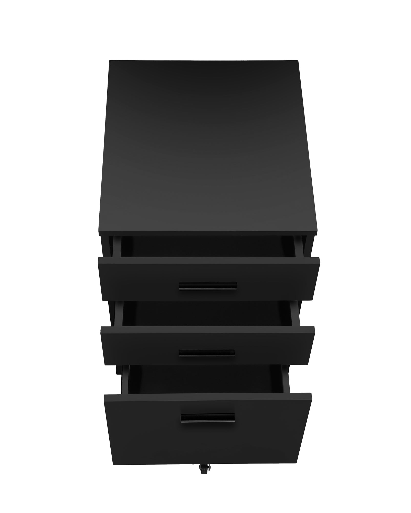 Filing Cabinet - 3 Drawer / White On Castors-Filing Cabinet-DECOROLALA