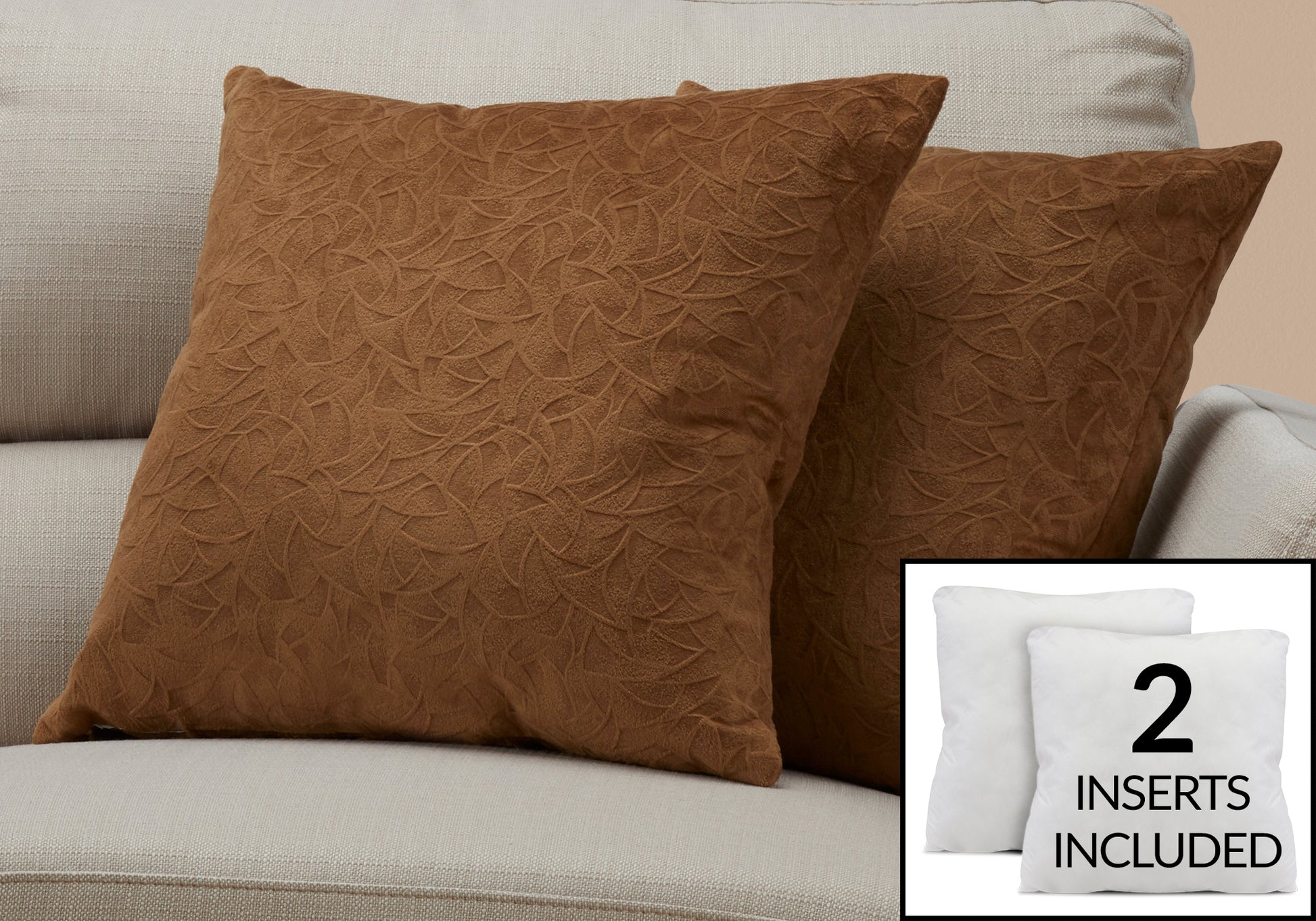 Pillow - 18"X 18" / Dark Green Floral Velvet / 2pcs-Pillows-DECOROLALA