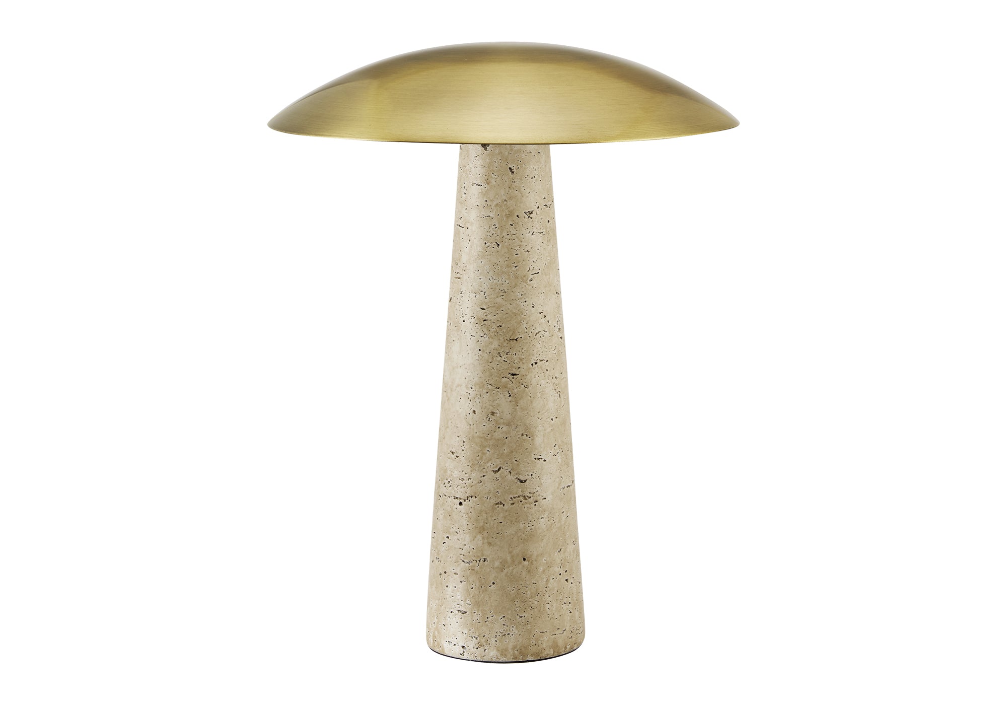 15" LED Table Lamp - Resin Base and Metal Dome Shade