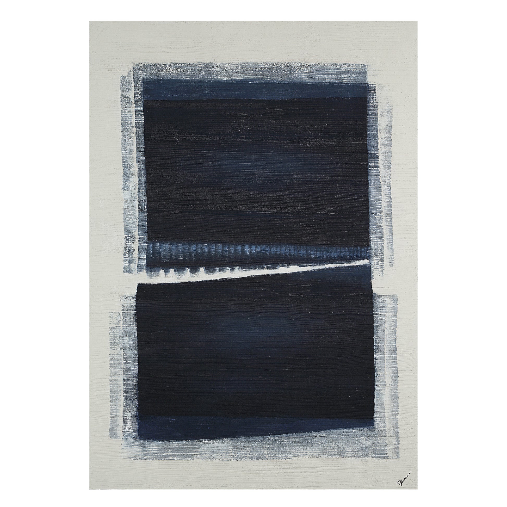 Ibiza 62" H x 44" W Canvas Art, Blue-Canvas Art-DECOROLALA