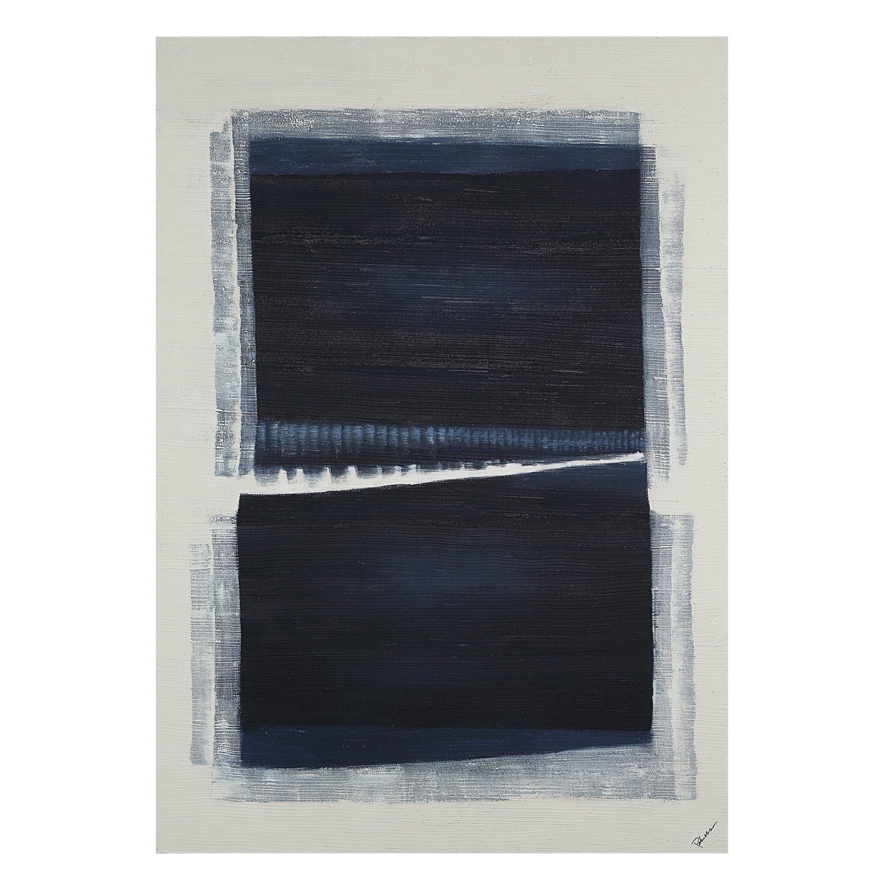 Ibiza 62" H x 44" W Canvas Art, Blue-Canvas Art-DECOROLALA