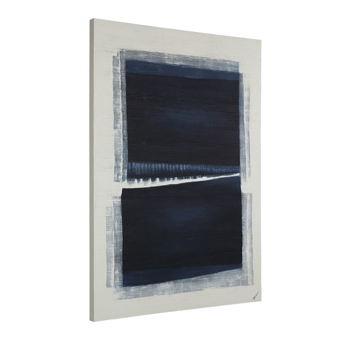 Ibiza 62" H x 44" W Canvas Art, Blue-Canvas Prints-DECOROLALA