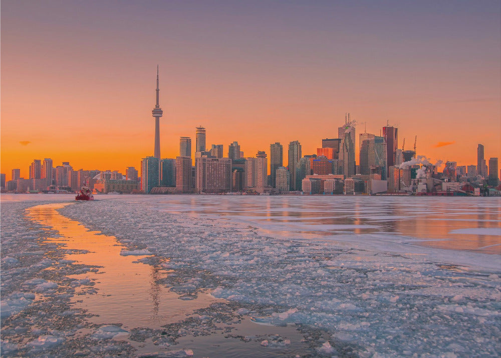 Ice Passage by Jay Zhu Toronto Canvas Print-canvas-DECOROLALA