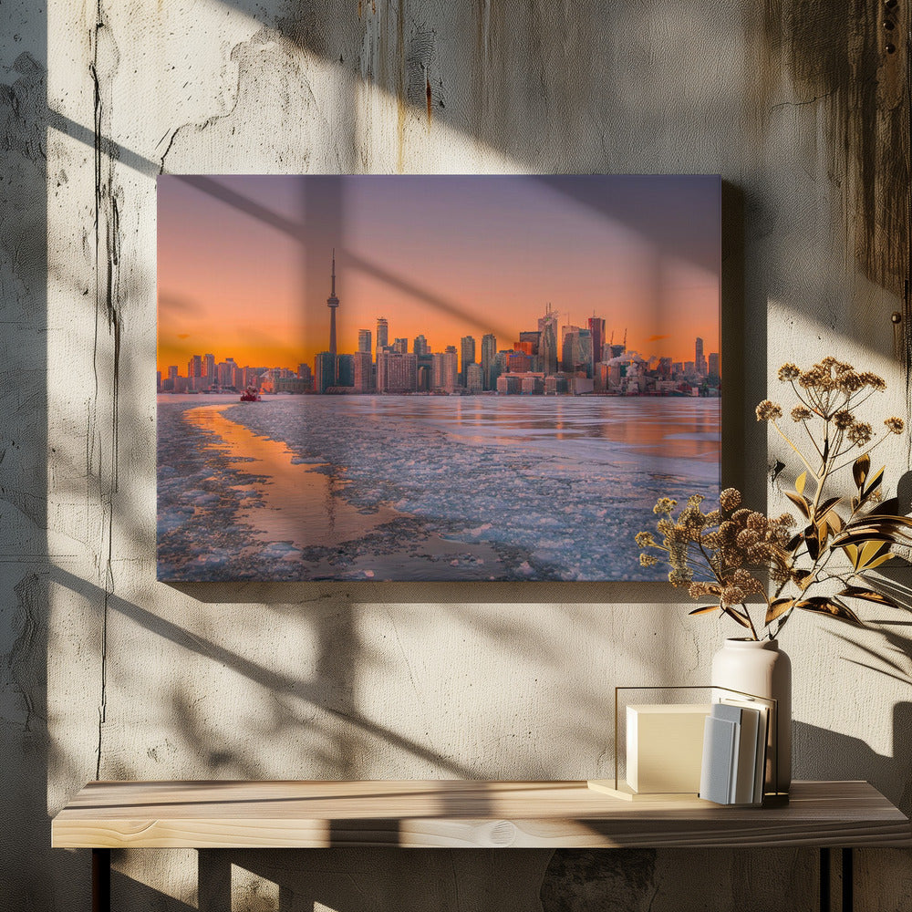 Ice Passage by Jay Zhu Toronto Canvas Print-canvas-DECOROLALA