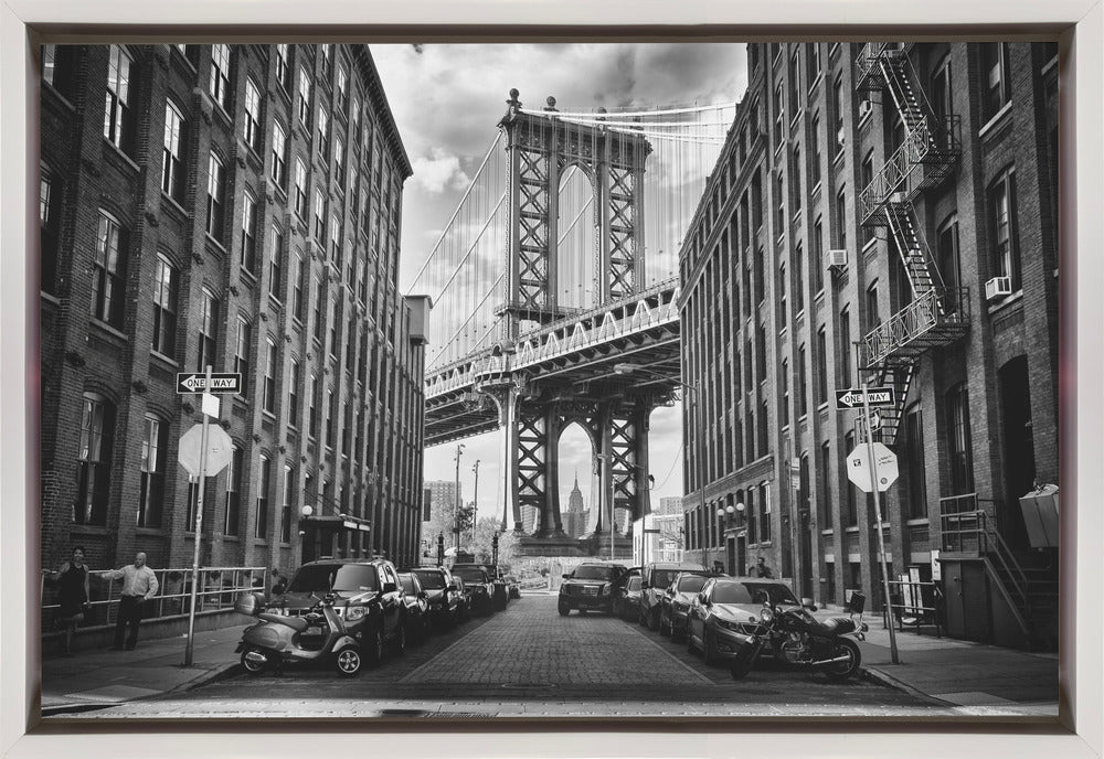 In America Brooklyn Bridge-canvas-DECOROLALA