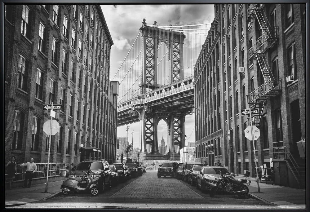 In America Brooklyn Bridge-canvas-DECOROLALA