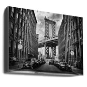 In America Brooklyn Bridge-canvas-DECOROLALA