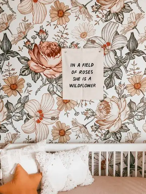 'In a Field of Roses' Banner-Banner-DECOROLALA