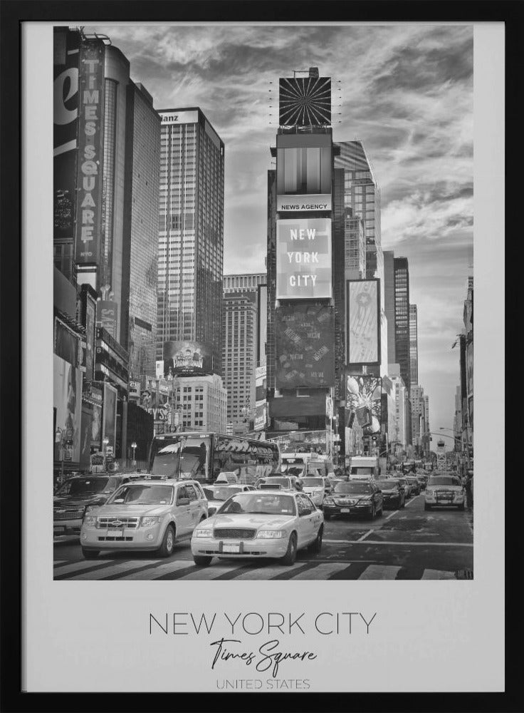 In focus: NEW YORK CITY Times Square-Canvas Print-DECOROLALA