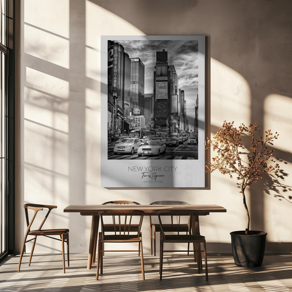 In focus: NEW YORK CITY Times Square-Canvas Print-DECOROLALA
