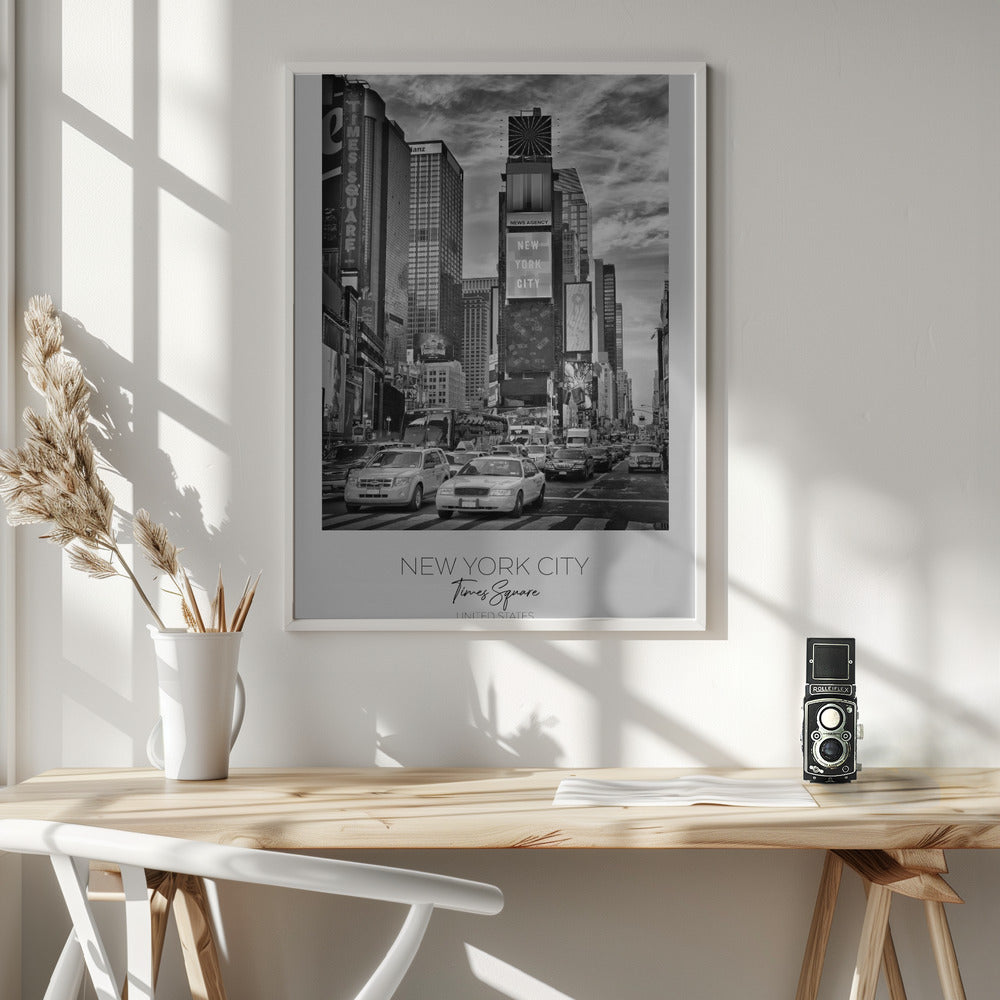 In focus: NEW YORK CITY Times Square-Canvas Print-DECOROLALA