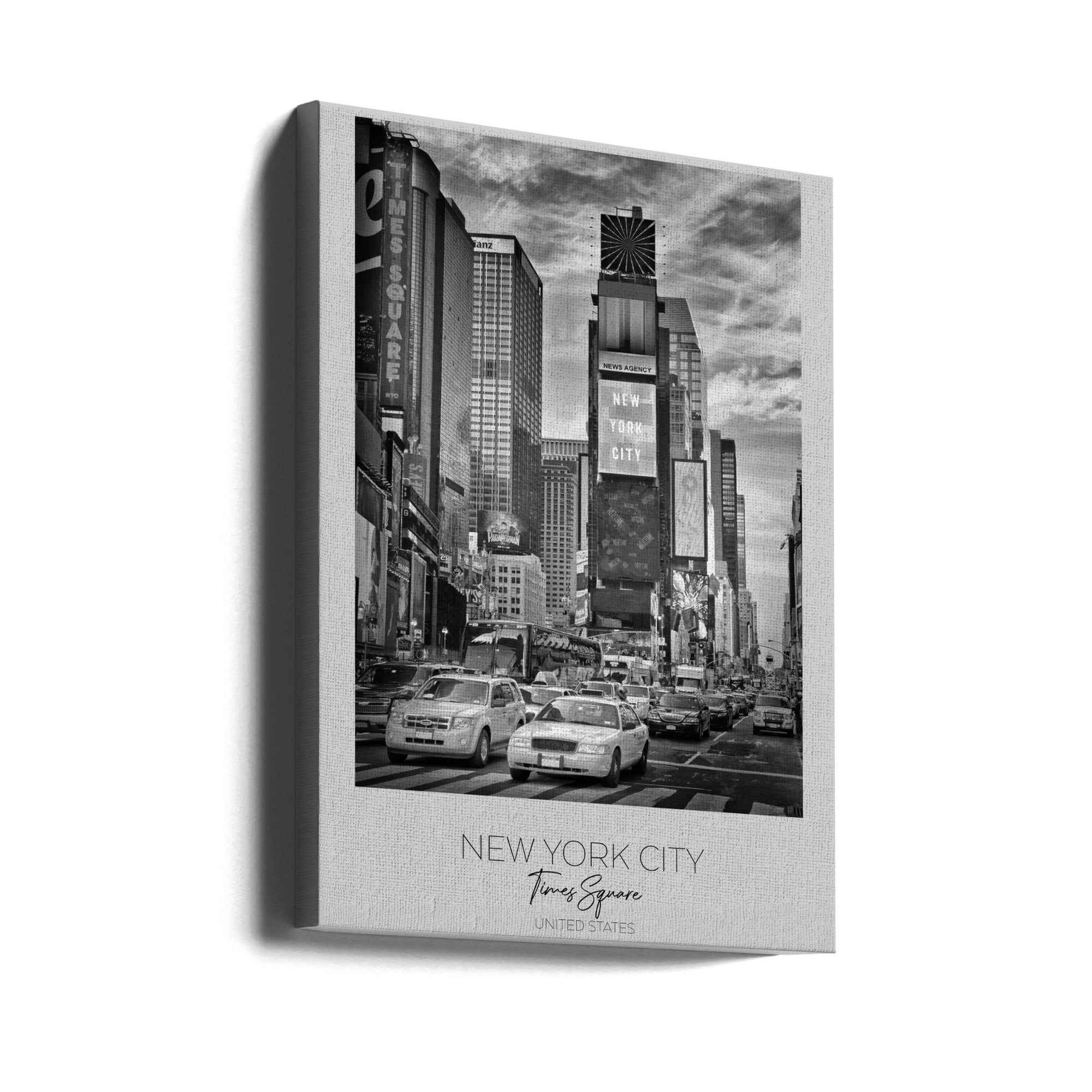 In focus: NEW YORK CITY Times Square-Canvas Print-DECOROLALA
