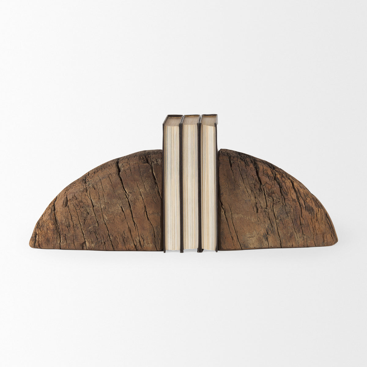 Incana Handmade Reclaimed Wooden Bookends-Bookends-DECOROLALA