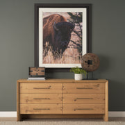 Incana Reclaimed Wood Antique Tractor Wheel on Metal Stand-Objects-DECOROLALA